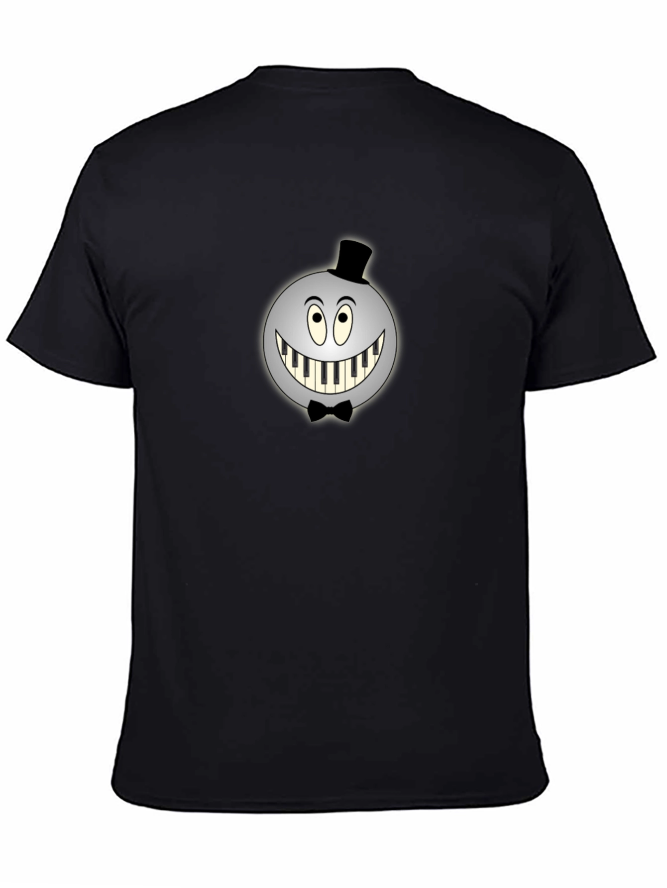 Unique Graphic T-Shirt - Piano Teeth Design