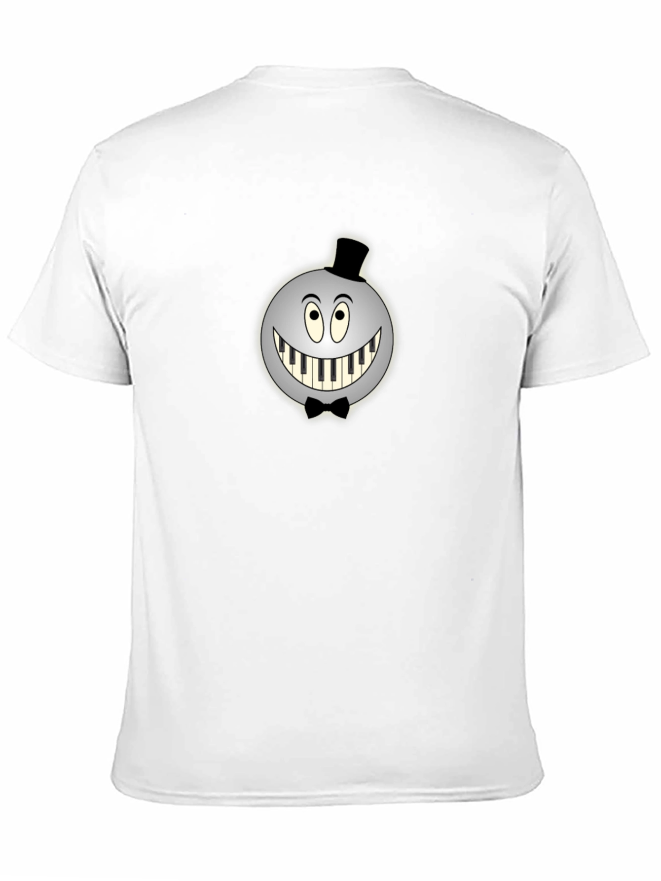 Unique Graphic T-Shirt - Piano Teeth Design