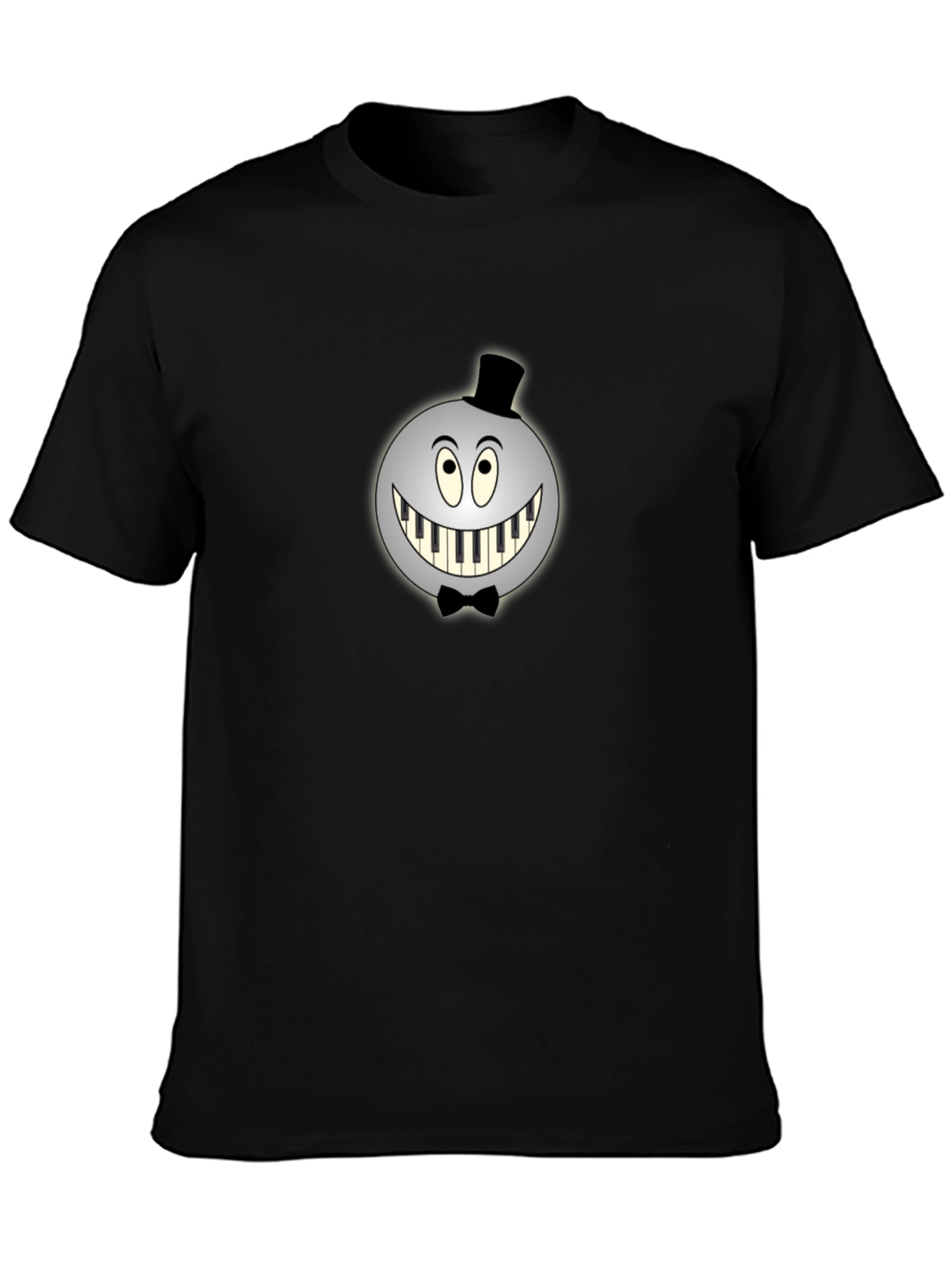 Unique Graphic T-Shirt - Piano Teeth Design