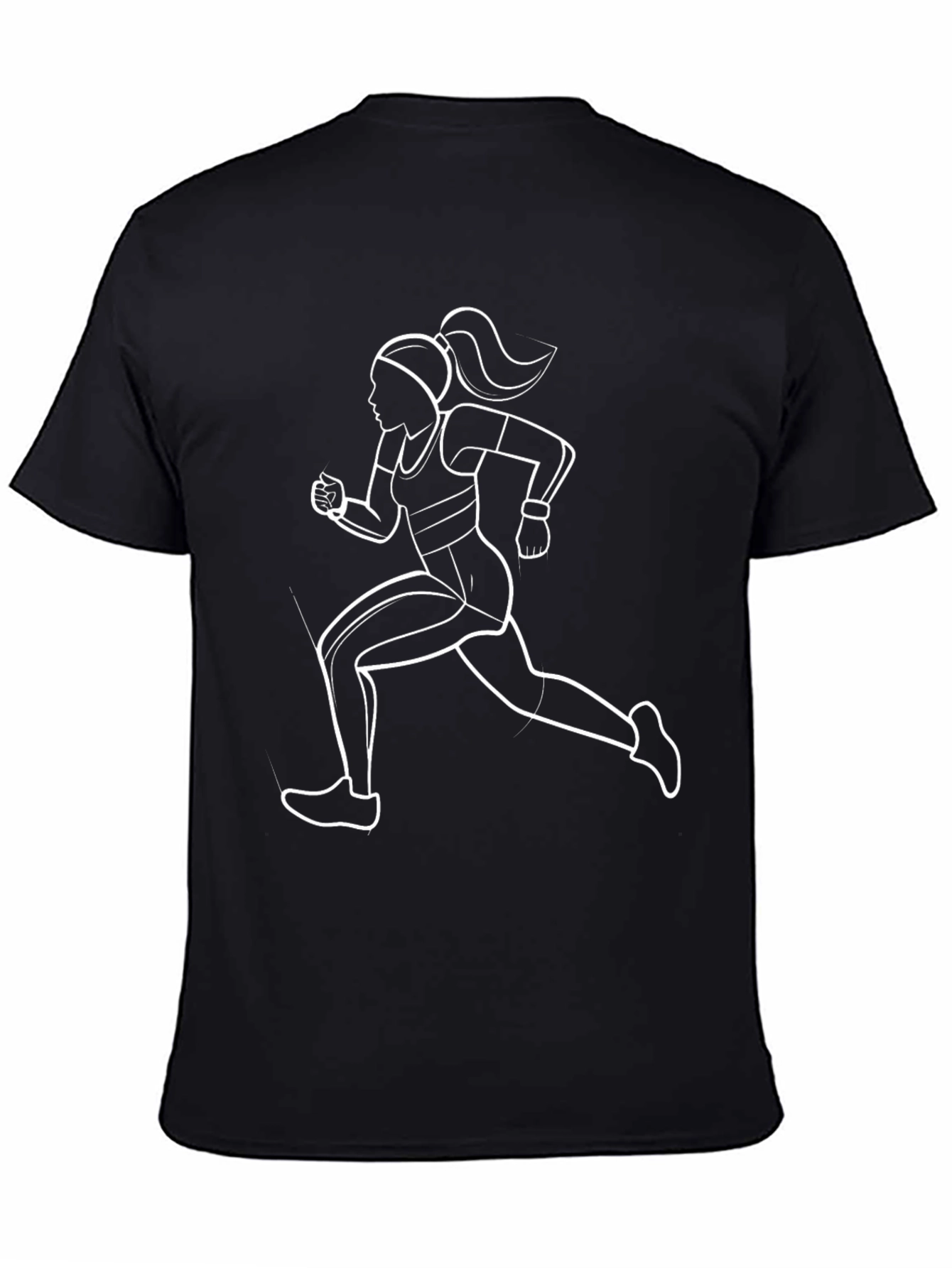 Runner Graphic Tee - Black