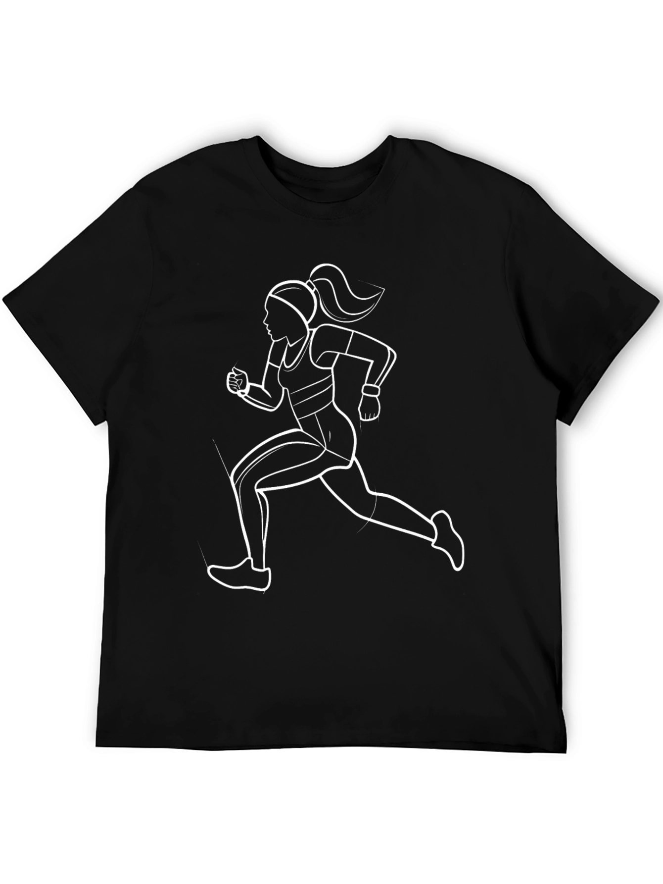 Runner Graphic Tee - Black