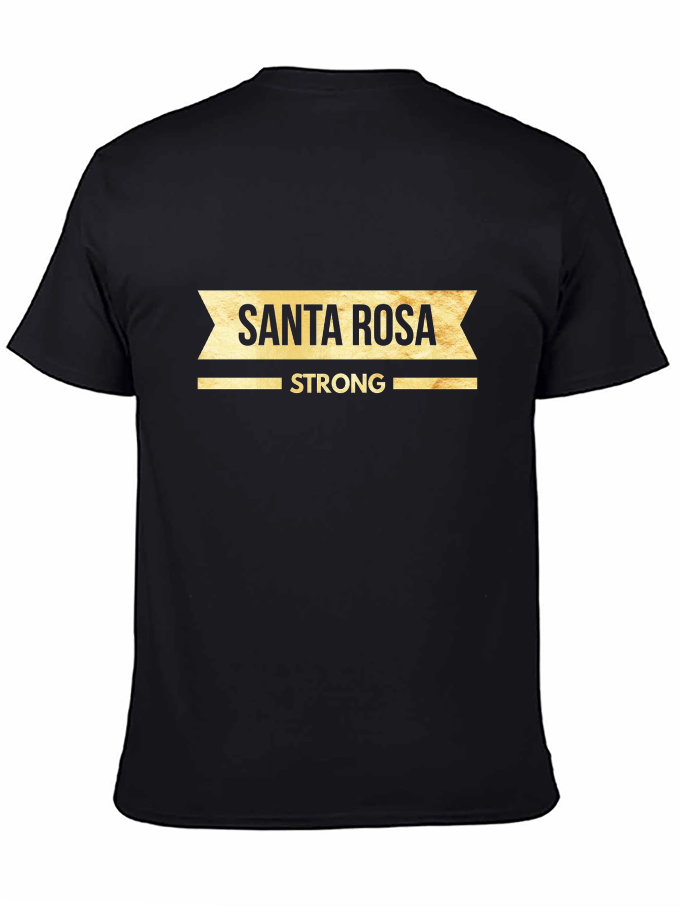 Santa Rosa Strong Graphic Tee - Black