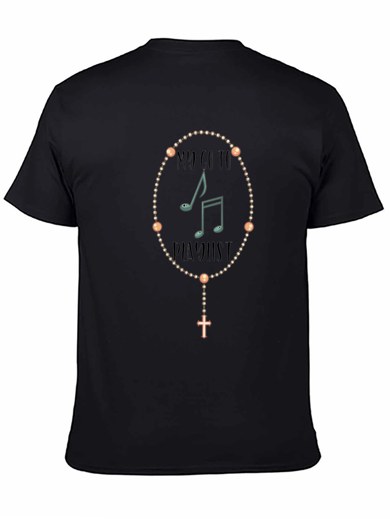 Music Playlist Rosary T-Shirt
