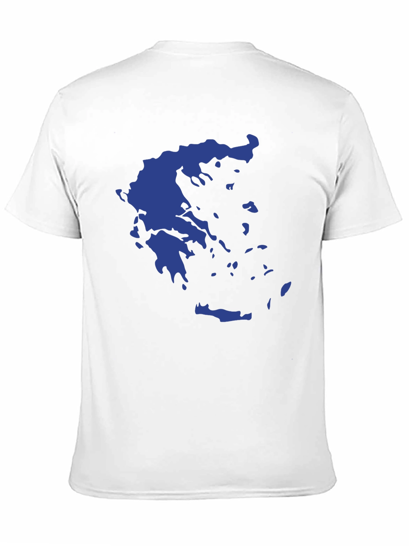 Greece Map Graphic Tee - Stylish Black T-Shirt