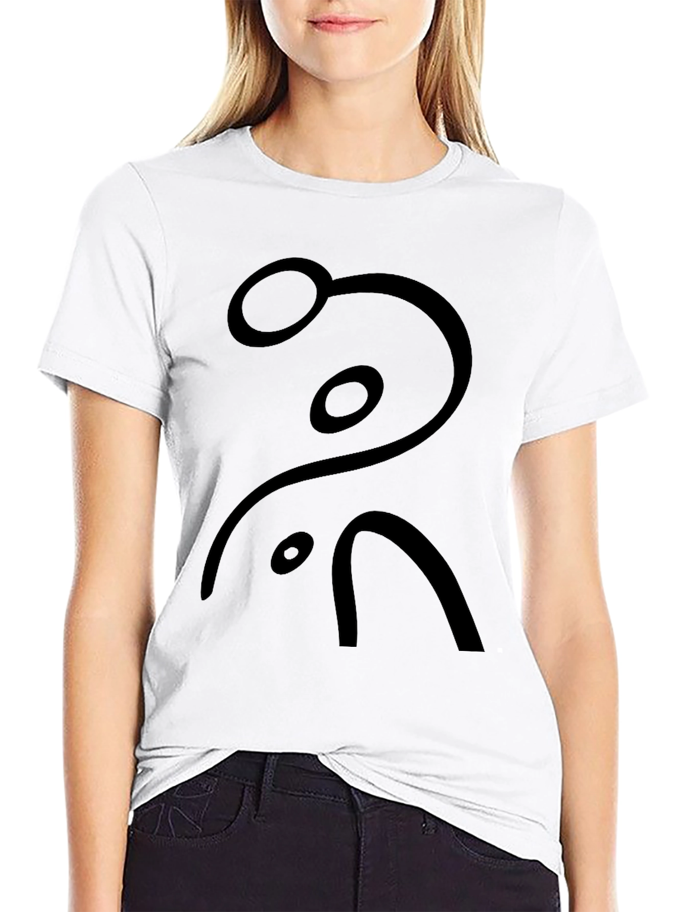 Abstract Graphic Tee - Minimalist Design