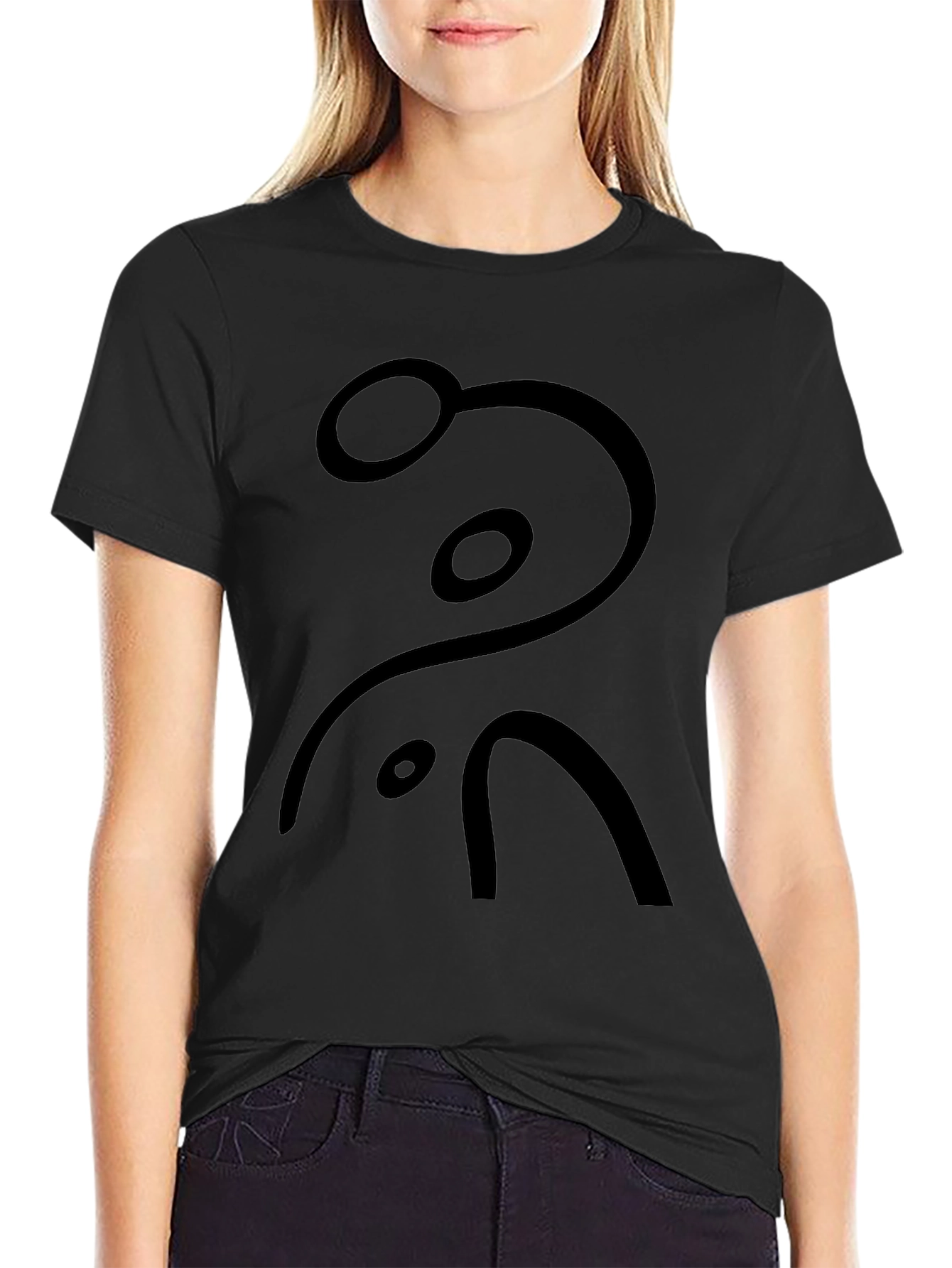 Abstract Graphic Tee - Minimalist Design