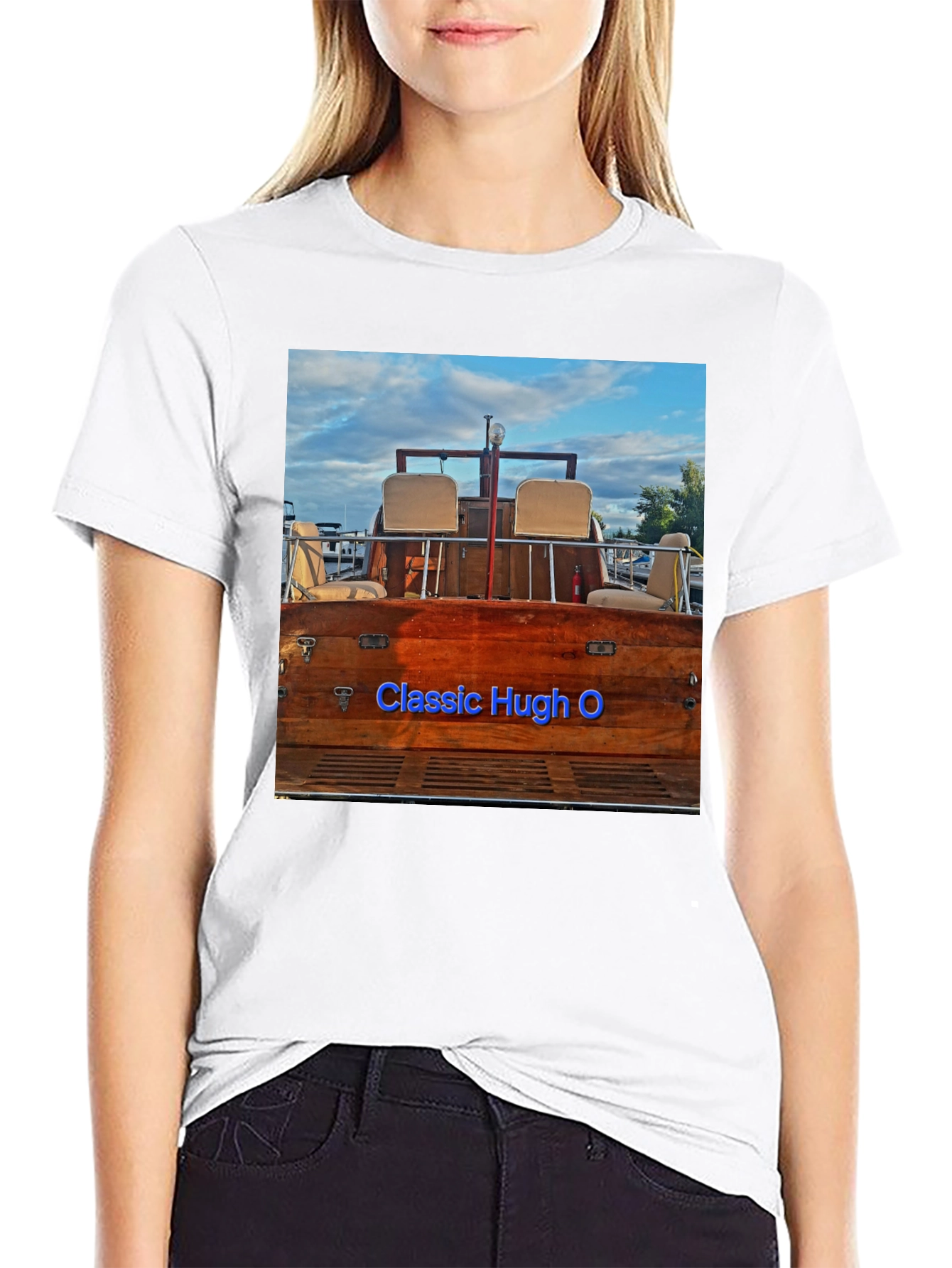 Classic Hugh O Boat Graphic T-Shirt