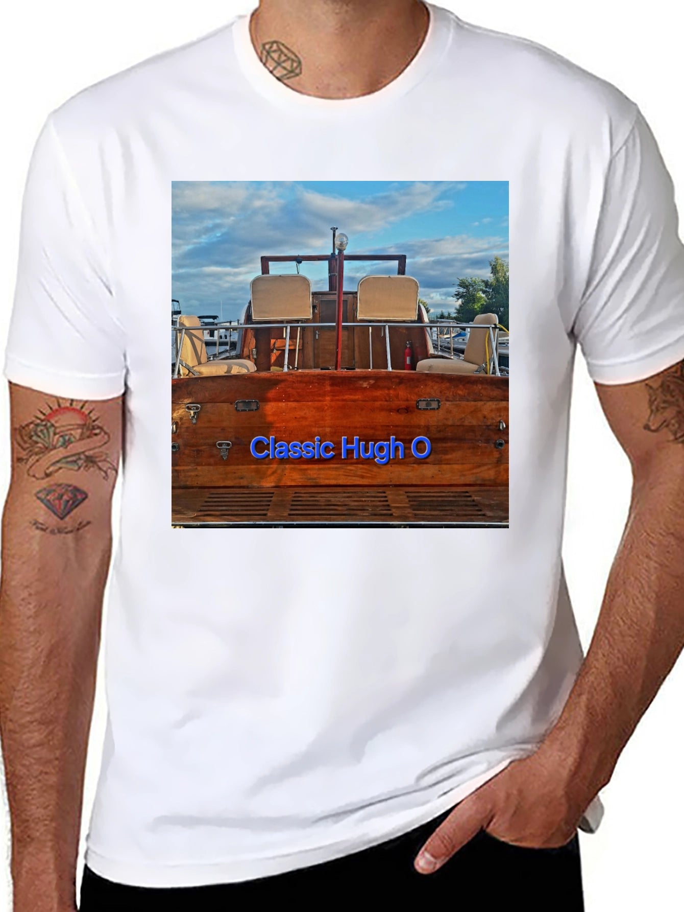 Classic Hugh O Boat Graphic T-Shirt