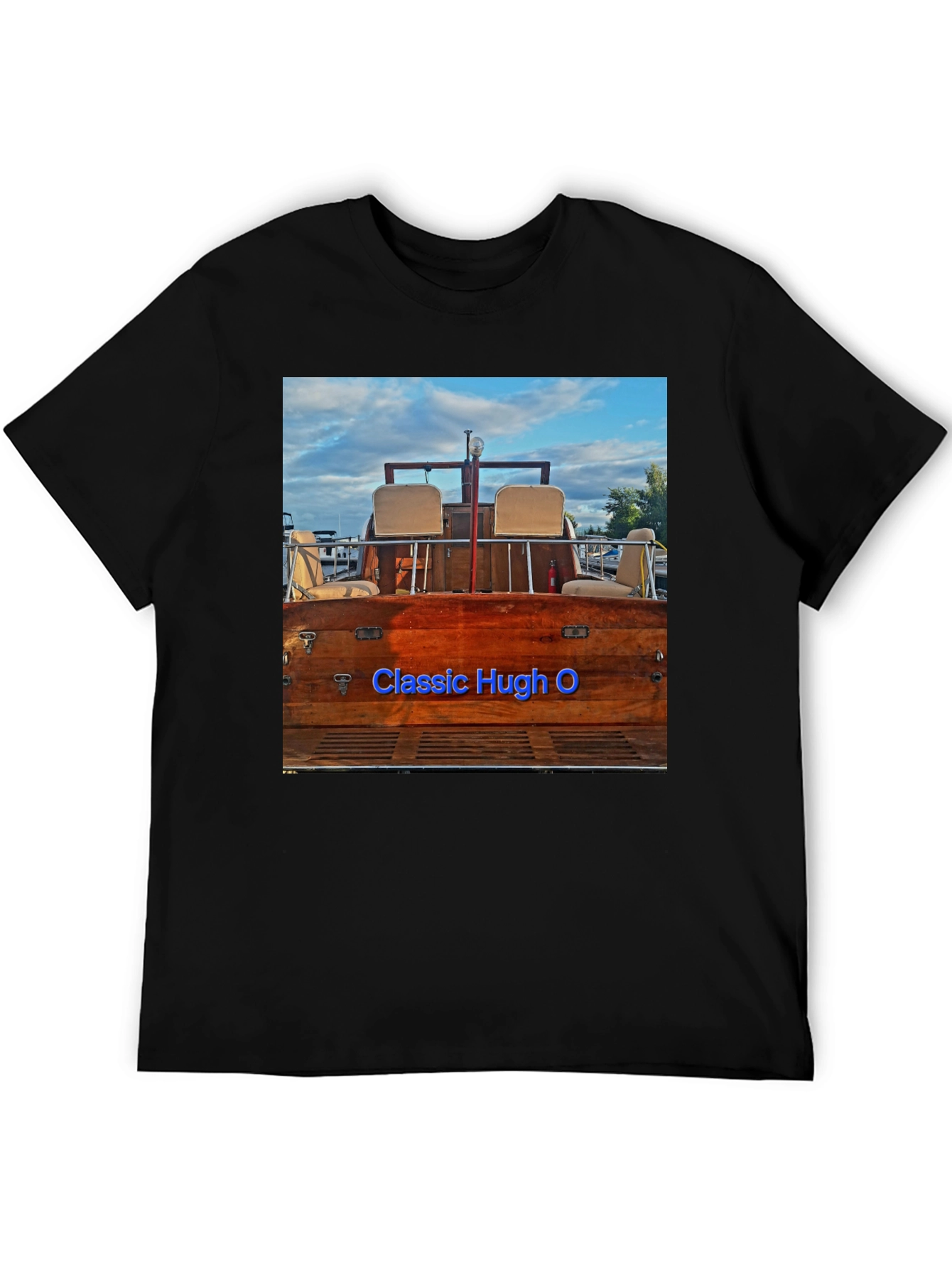 Classic Hugh O Boat Graphic T-Shirt