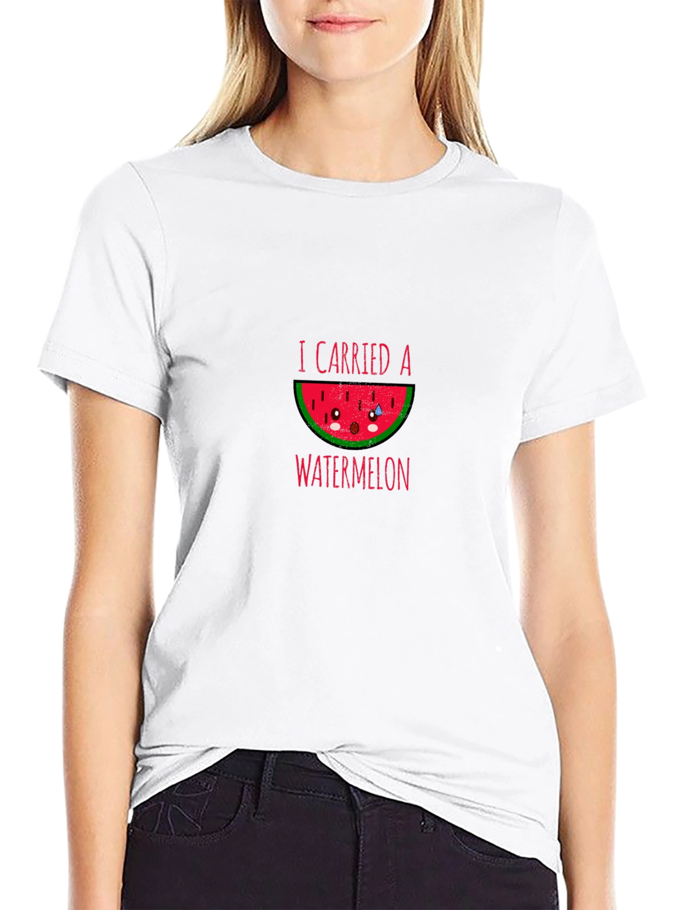 I Carried a Watermelon Cute Tee