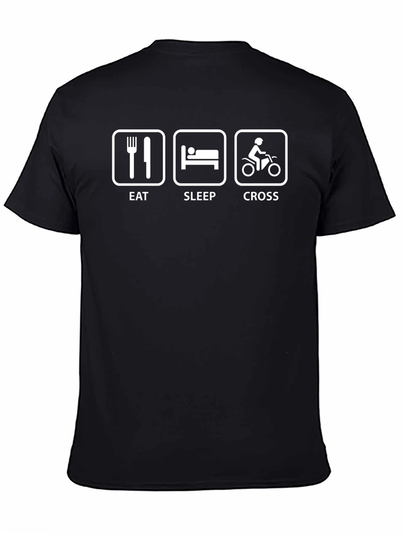 Eat Sleep Cross T-Shirt - Motocross Graphic Tee