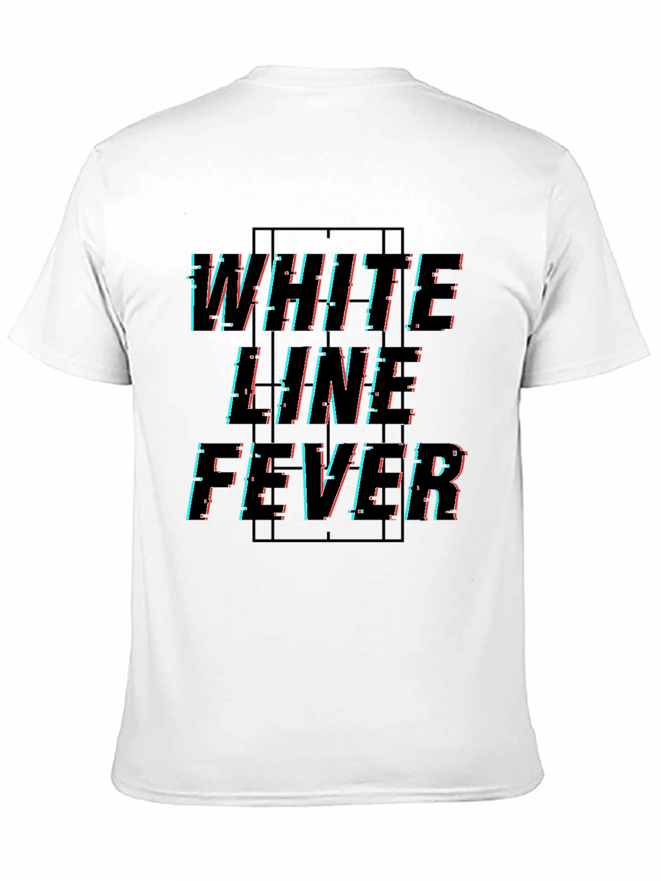 White Line Fever Graphic Tee - Black