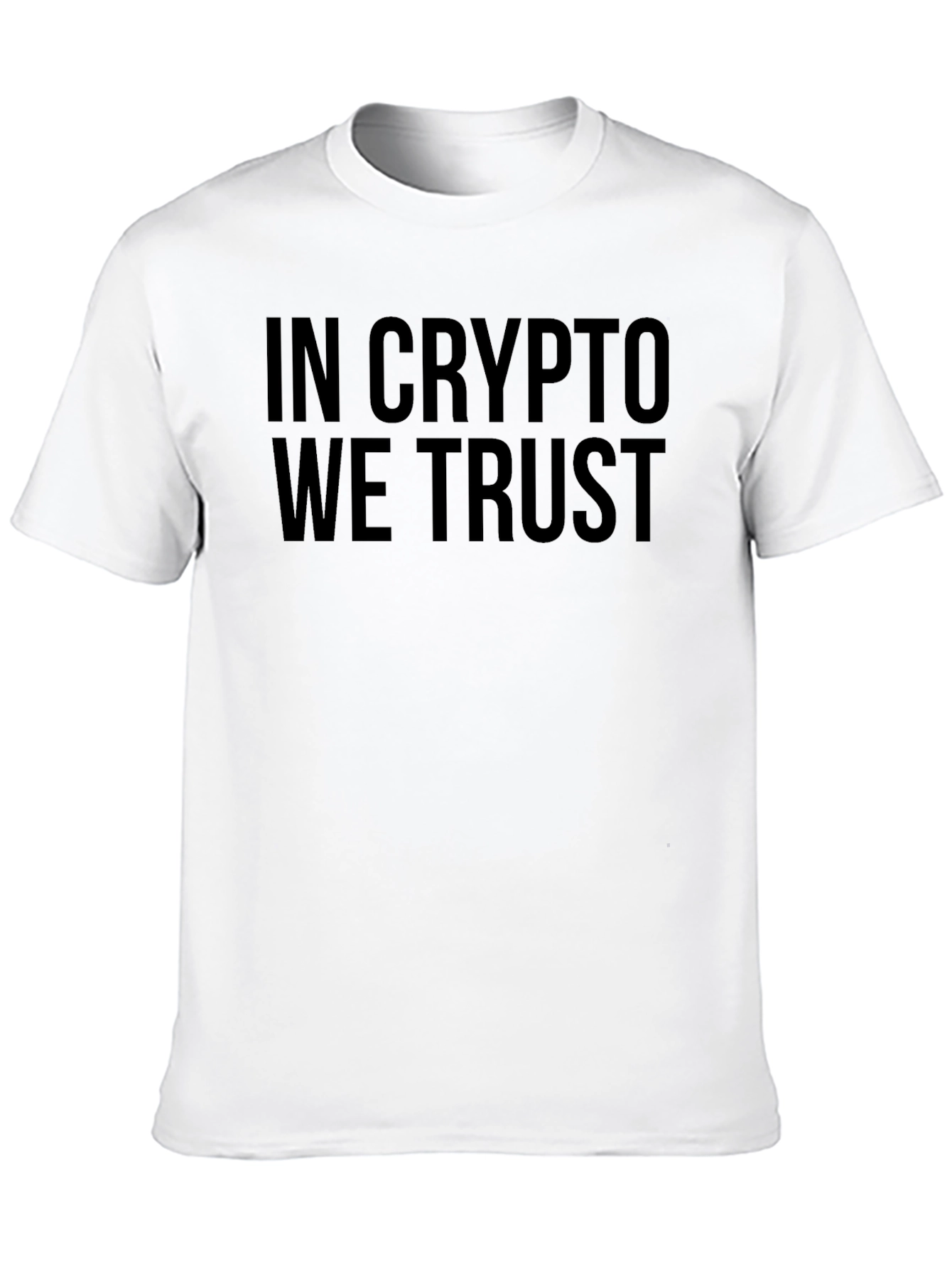 In Crypto We Trust T-Shirt - Black