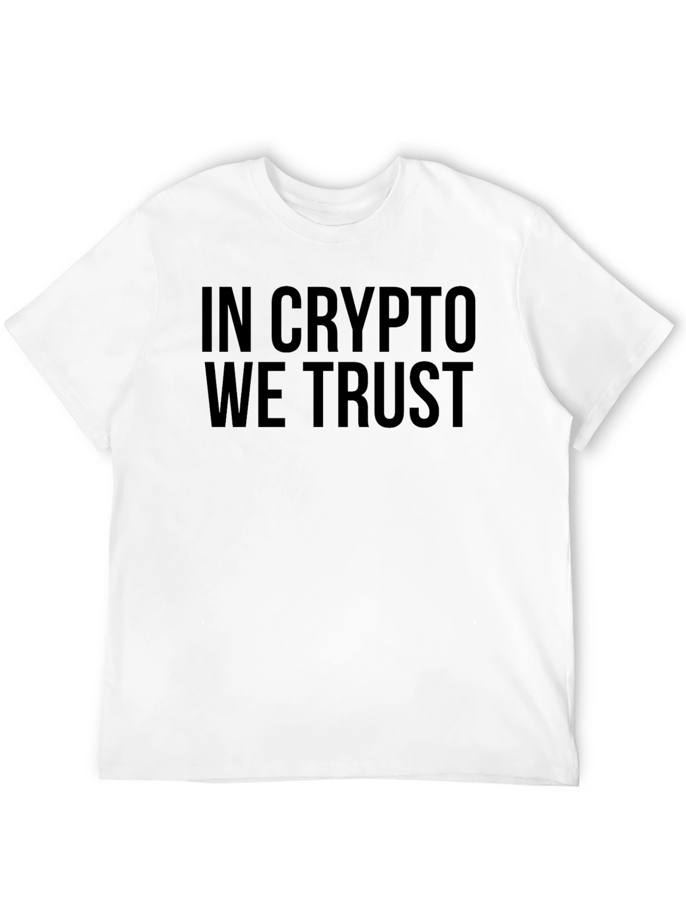 In Crypto We Trust T-Shirt - Black
