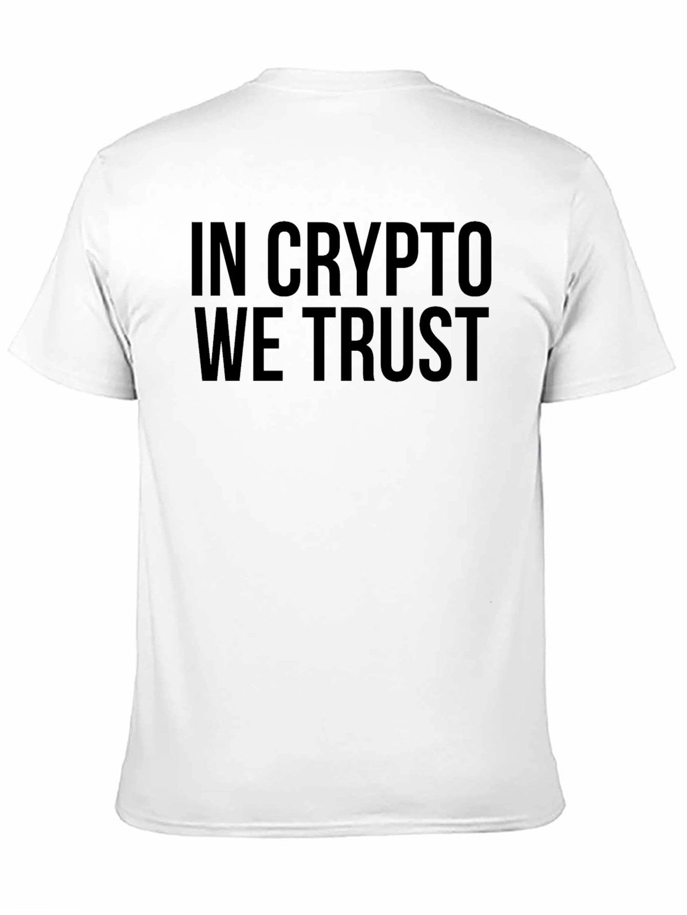 In Crypto We Trust T-Shirt - Black