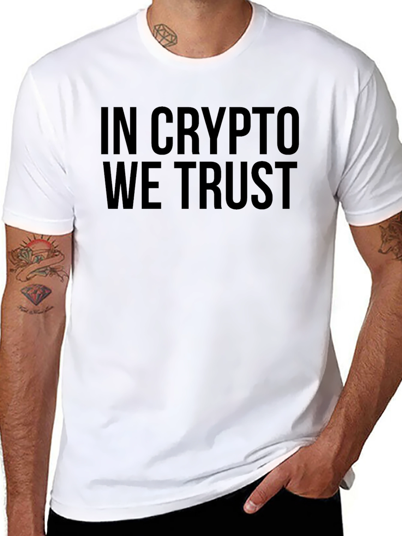 In Crypto We Trust T-Shirt - Black