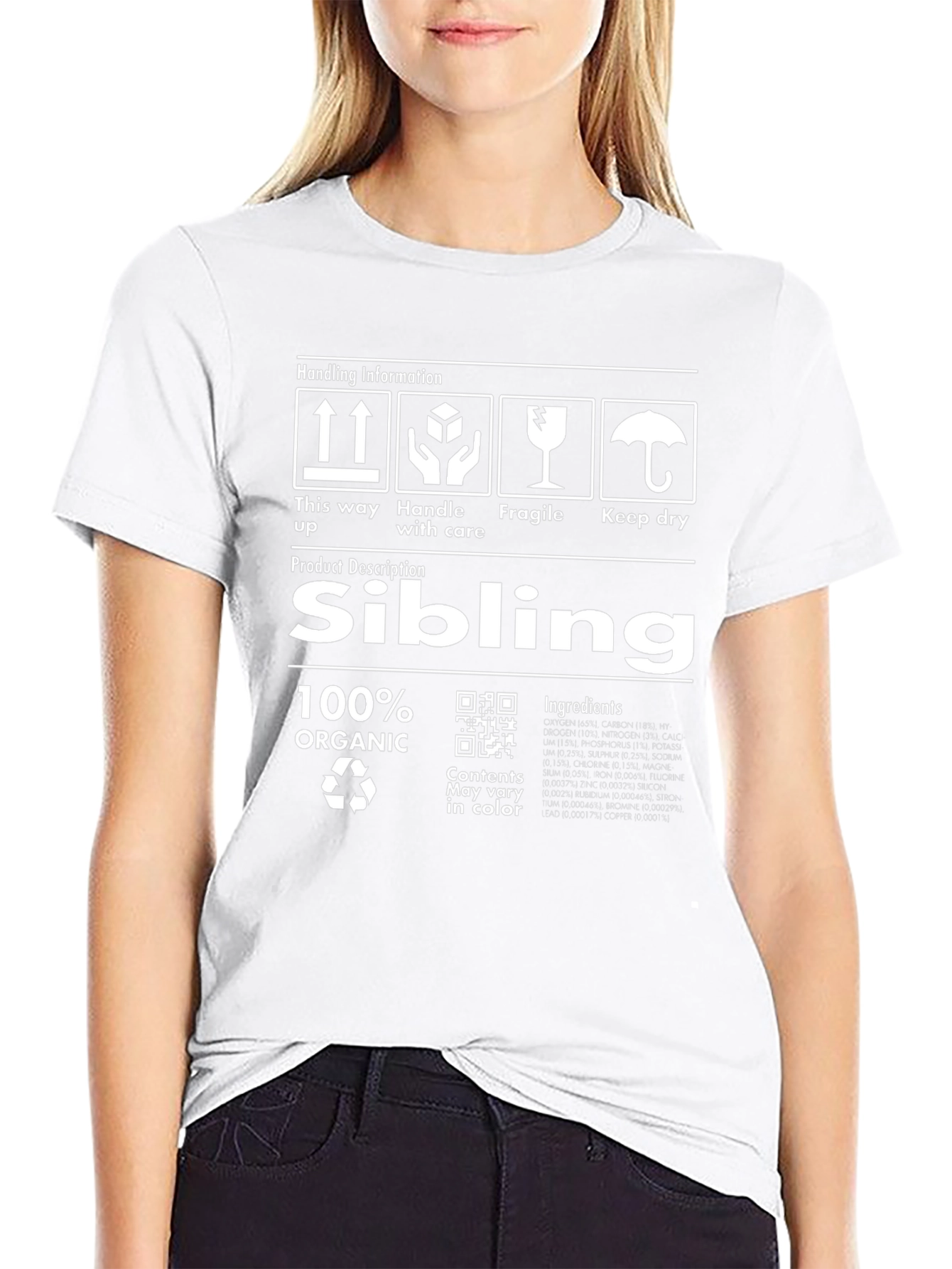 Sibling Organic T-Shirt - Handle with Care