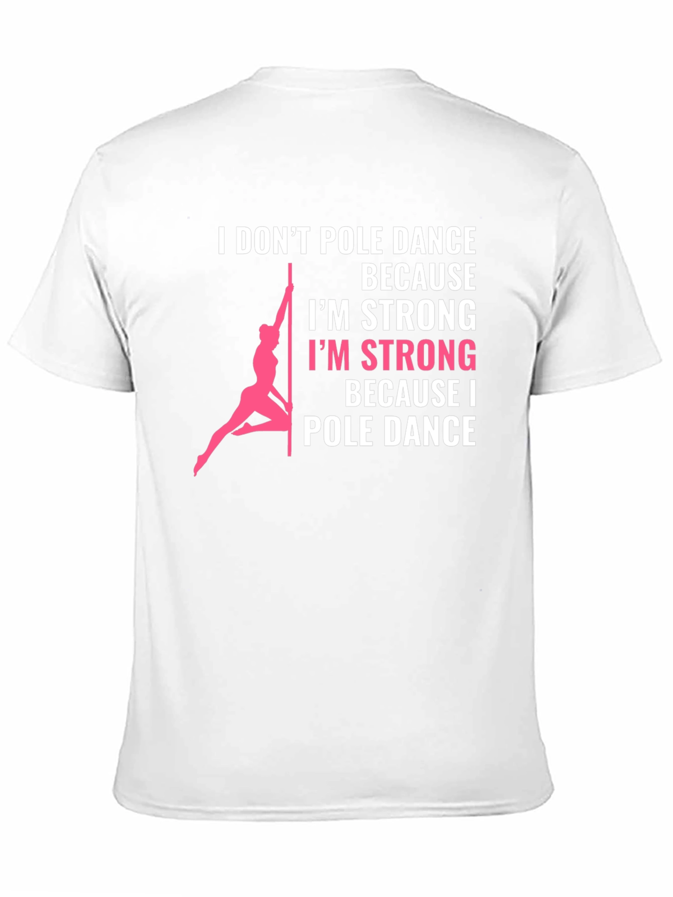 Pole Dance Strong Graphic Tee - Black