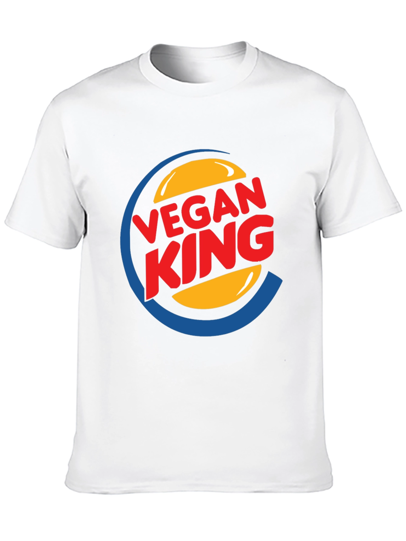 Vegan King Graphic Tee - Black Cotton Blend