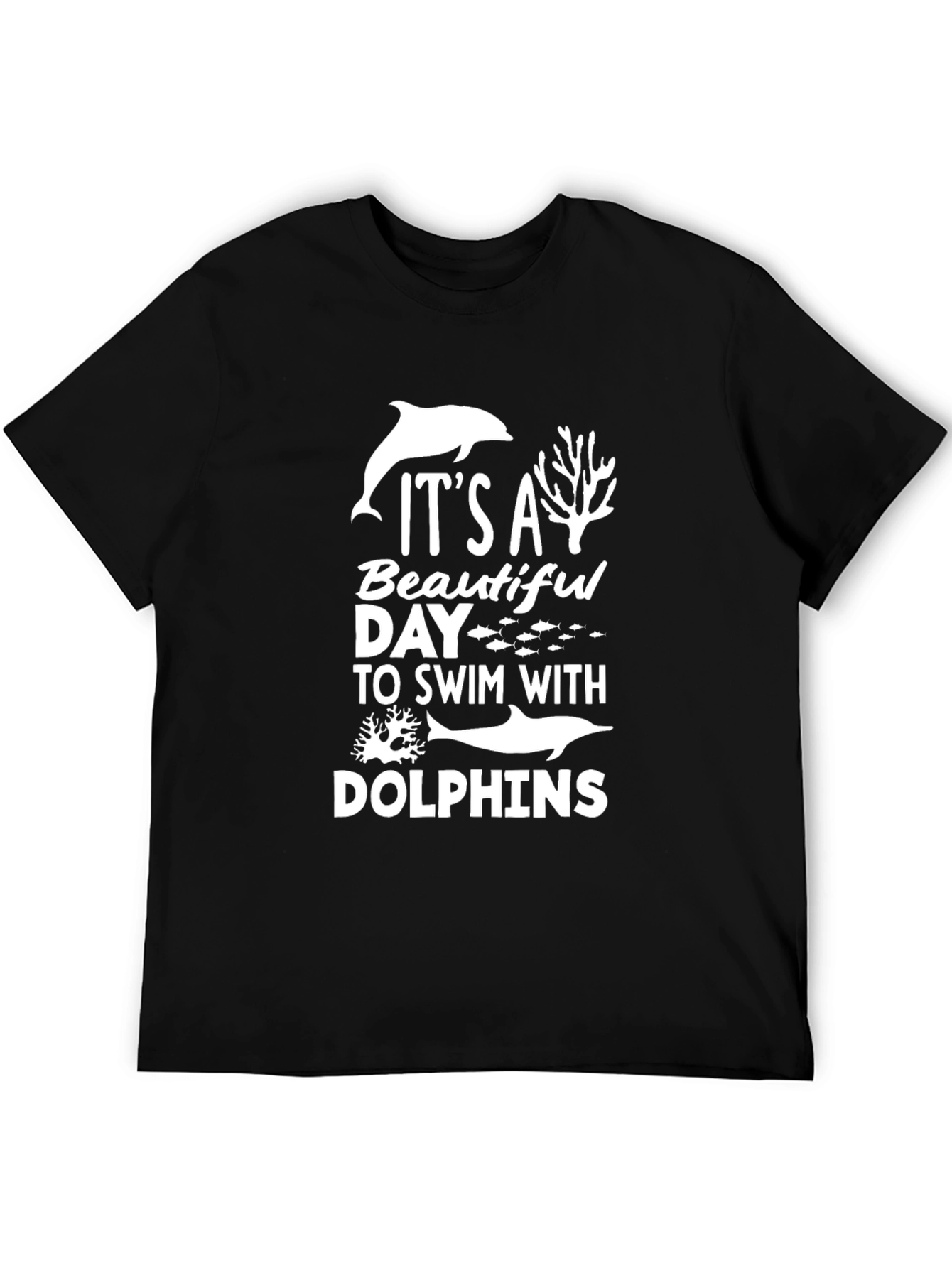Swim with Dolphins Graphic T-Shirt