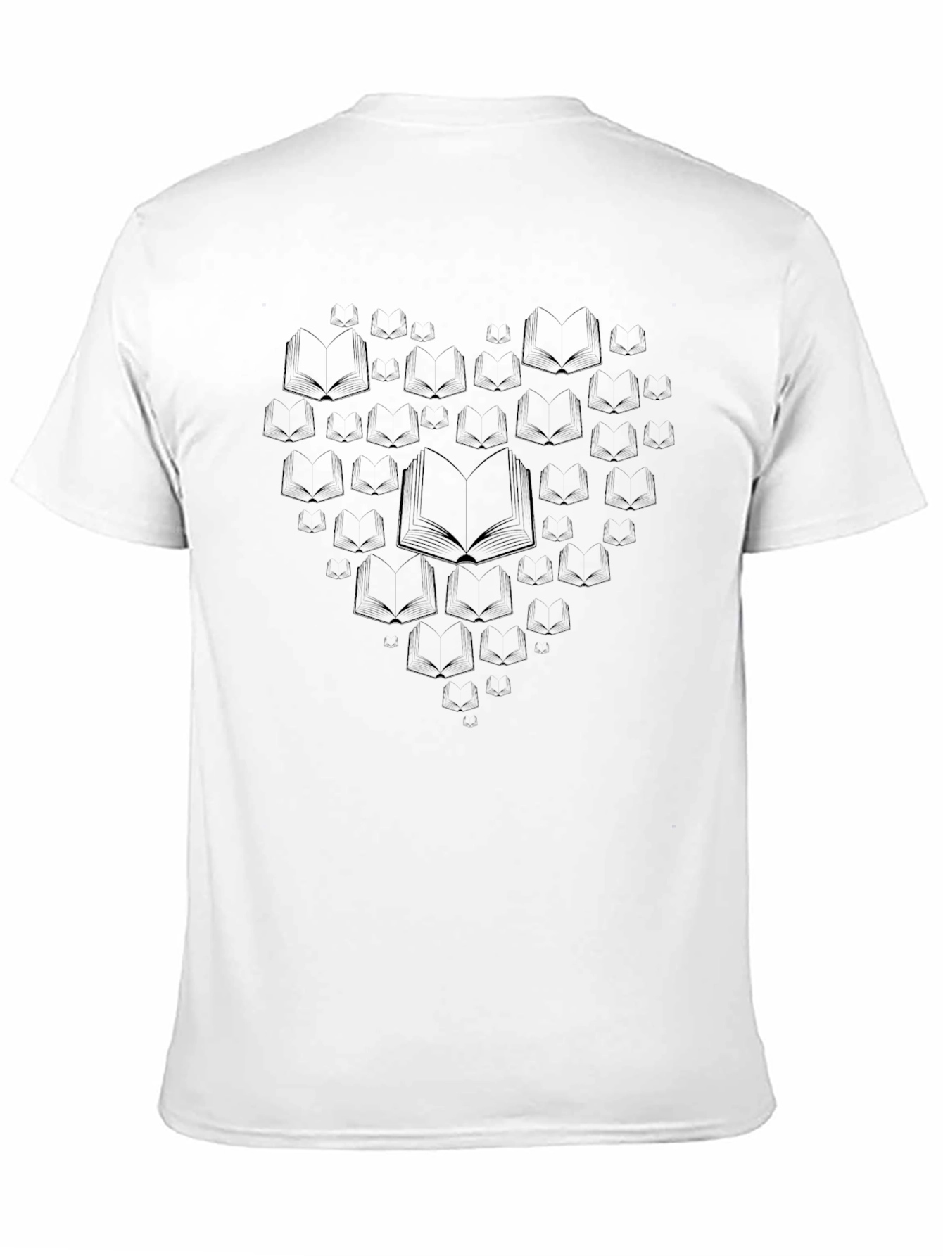 Book Lover Heart T-Shirt - Read Your Heart Out!