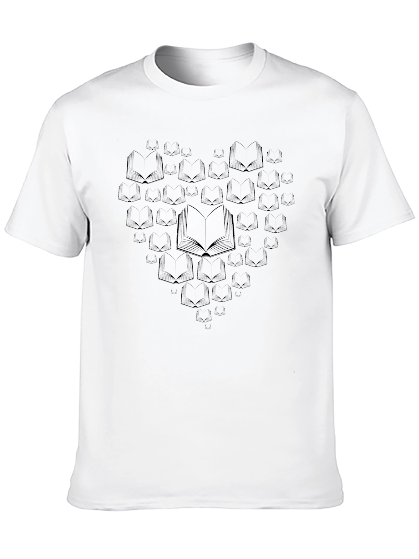 Book Lover Heart T-Shirt - Read Your Heart Out!