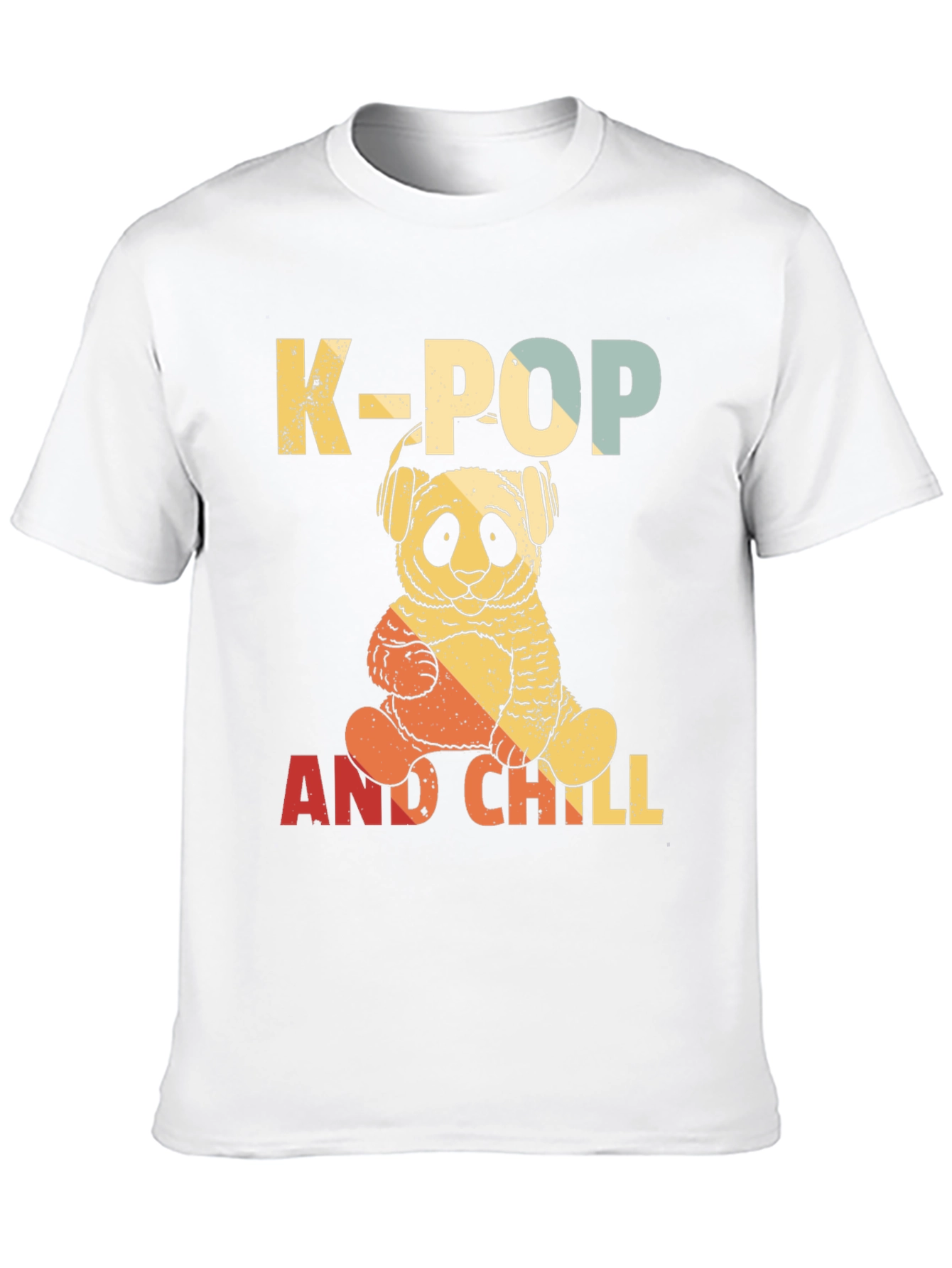 K-Pop and Chill Panda T-Shirt