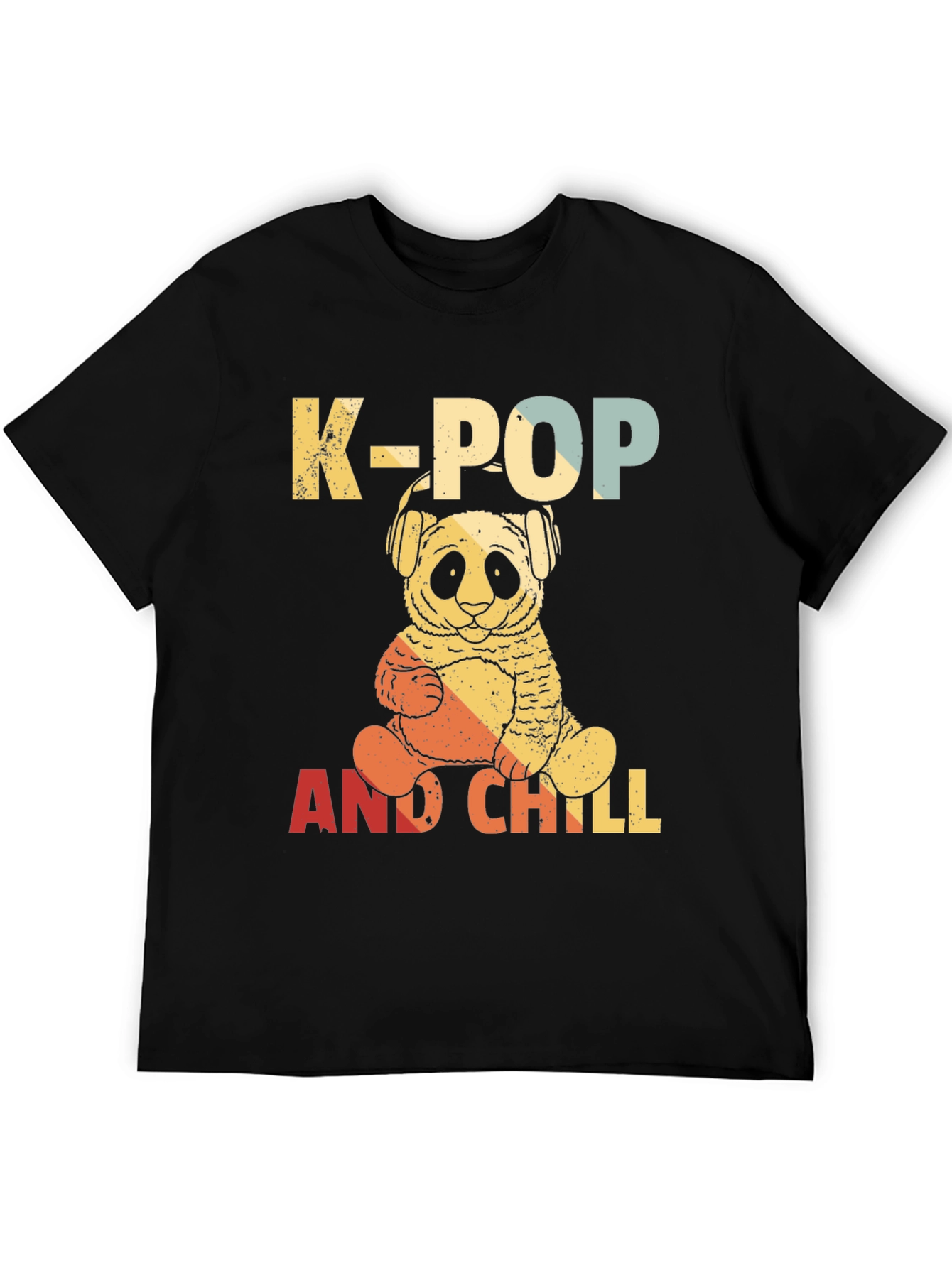 K-Pop and Chill Panda T-Shirt