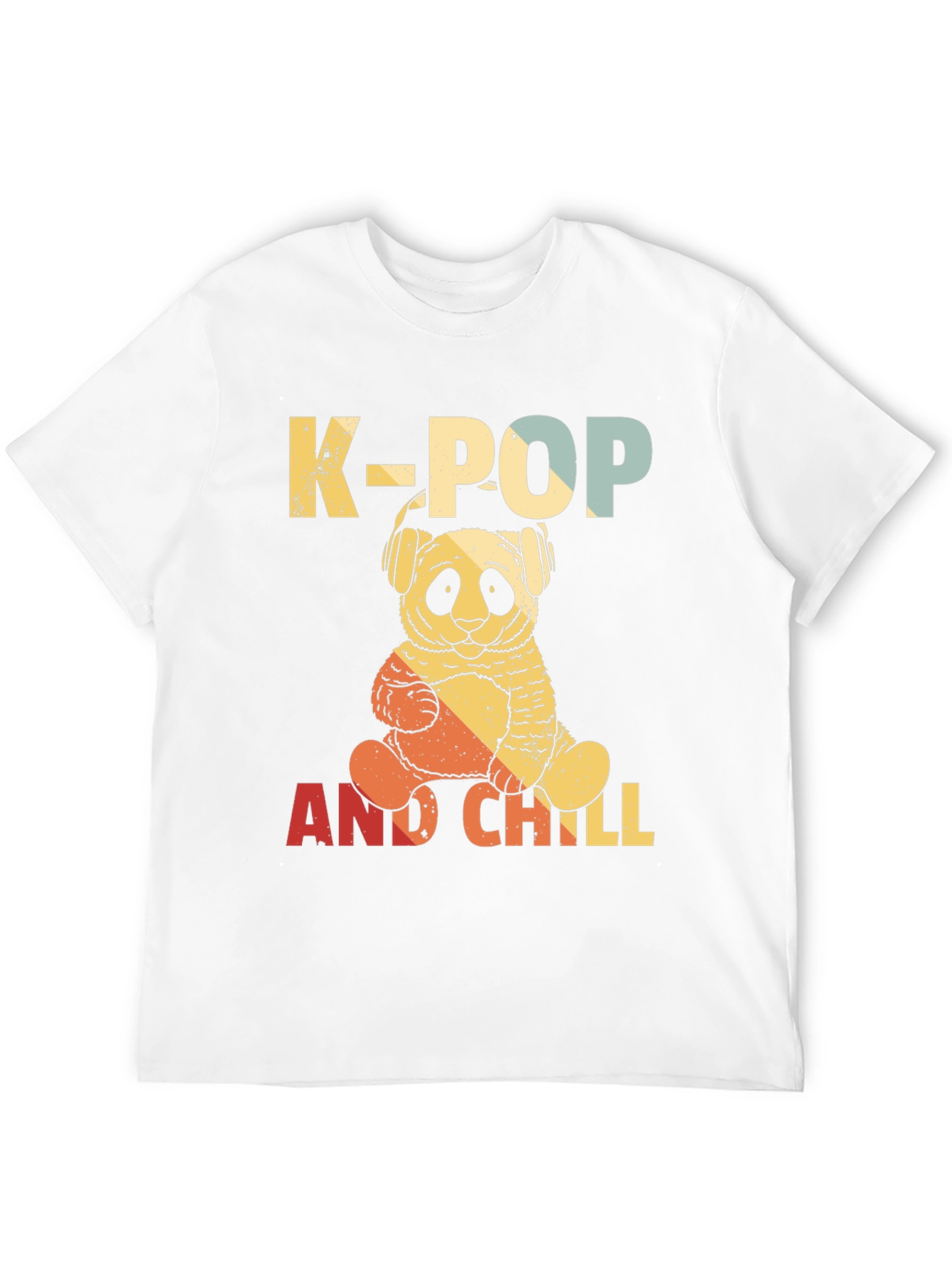 K-Pop and Chill Panda T-Shirt