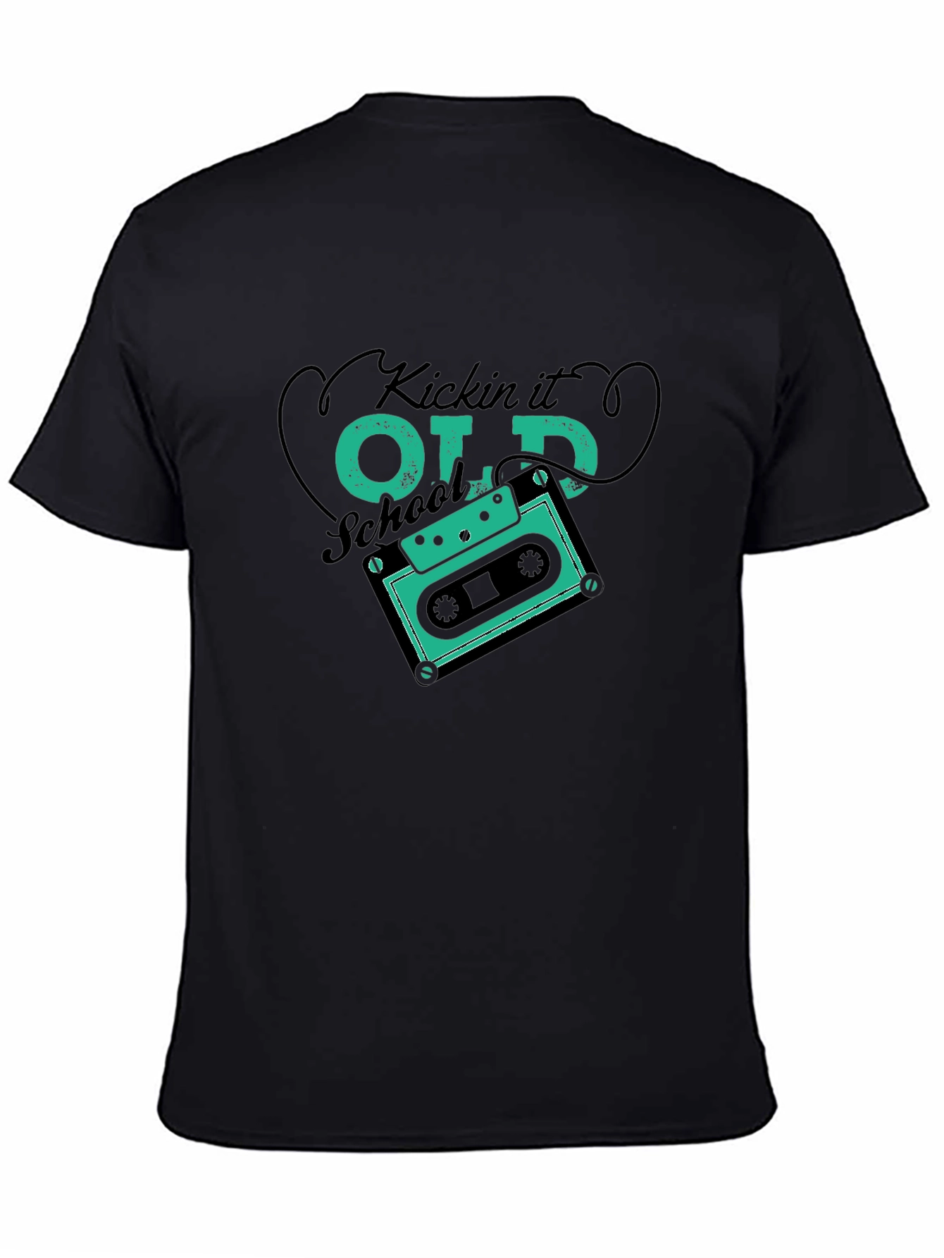 Kickin It Old School Cassette Tape T-Shirt