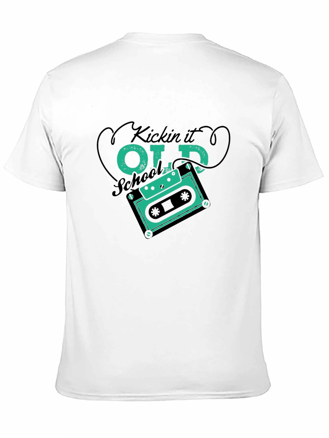 Kickin It Old School Cassette Tape T-Shirt