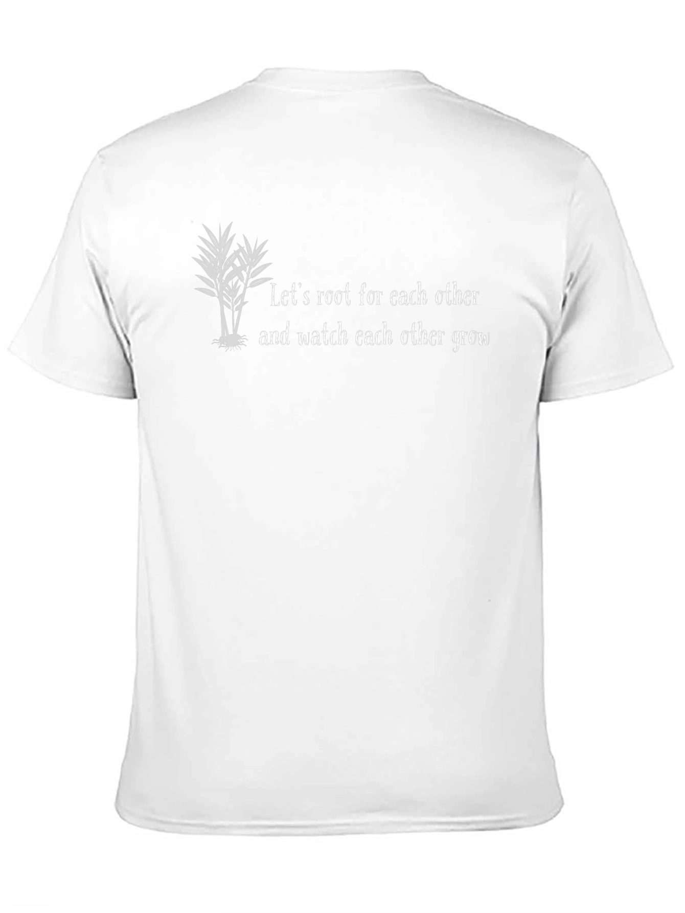 Inspirational Root for Each Other Black T-Shirt
