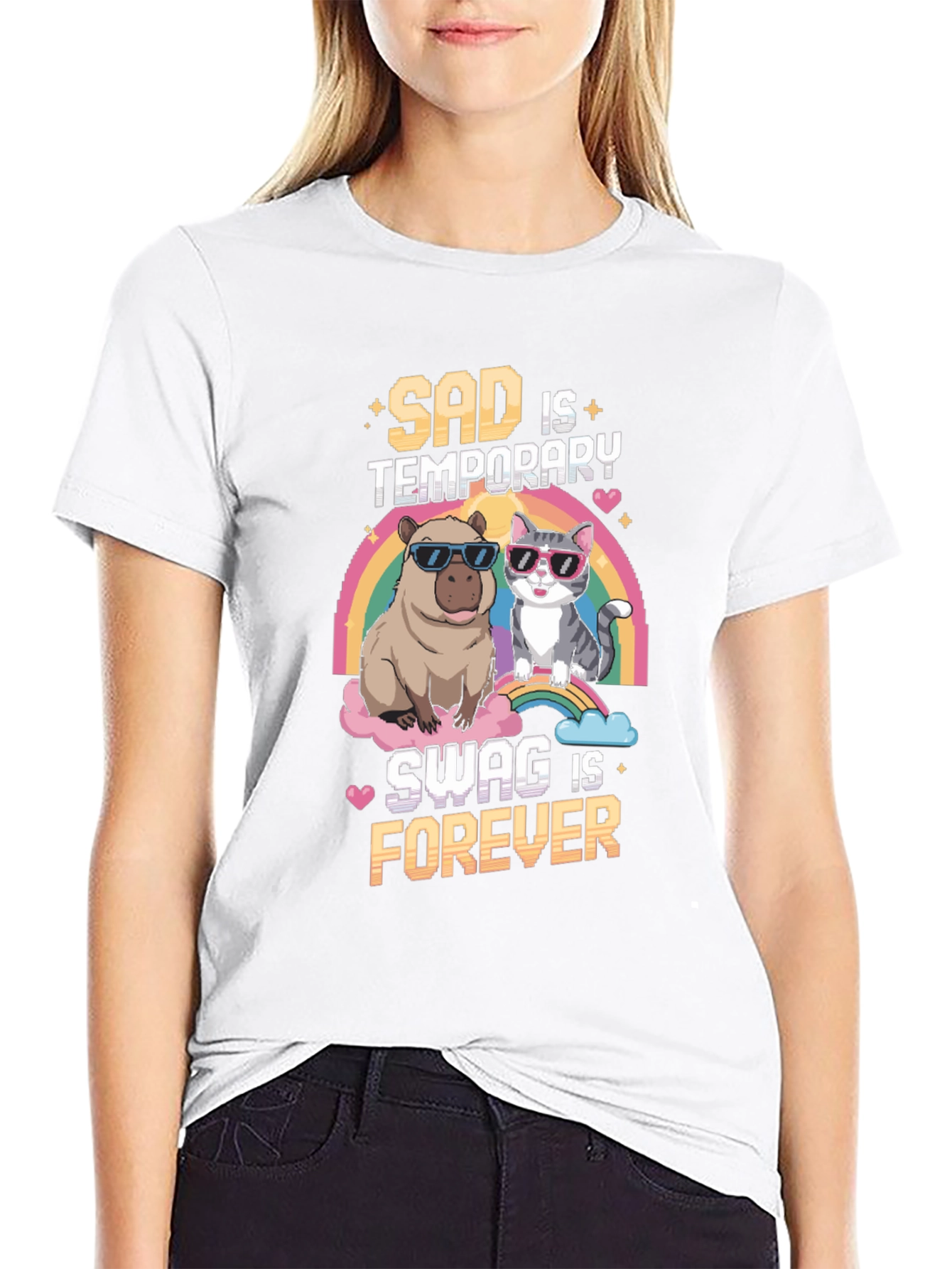 Sad is Temporary Swag is Forever T-Shirt