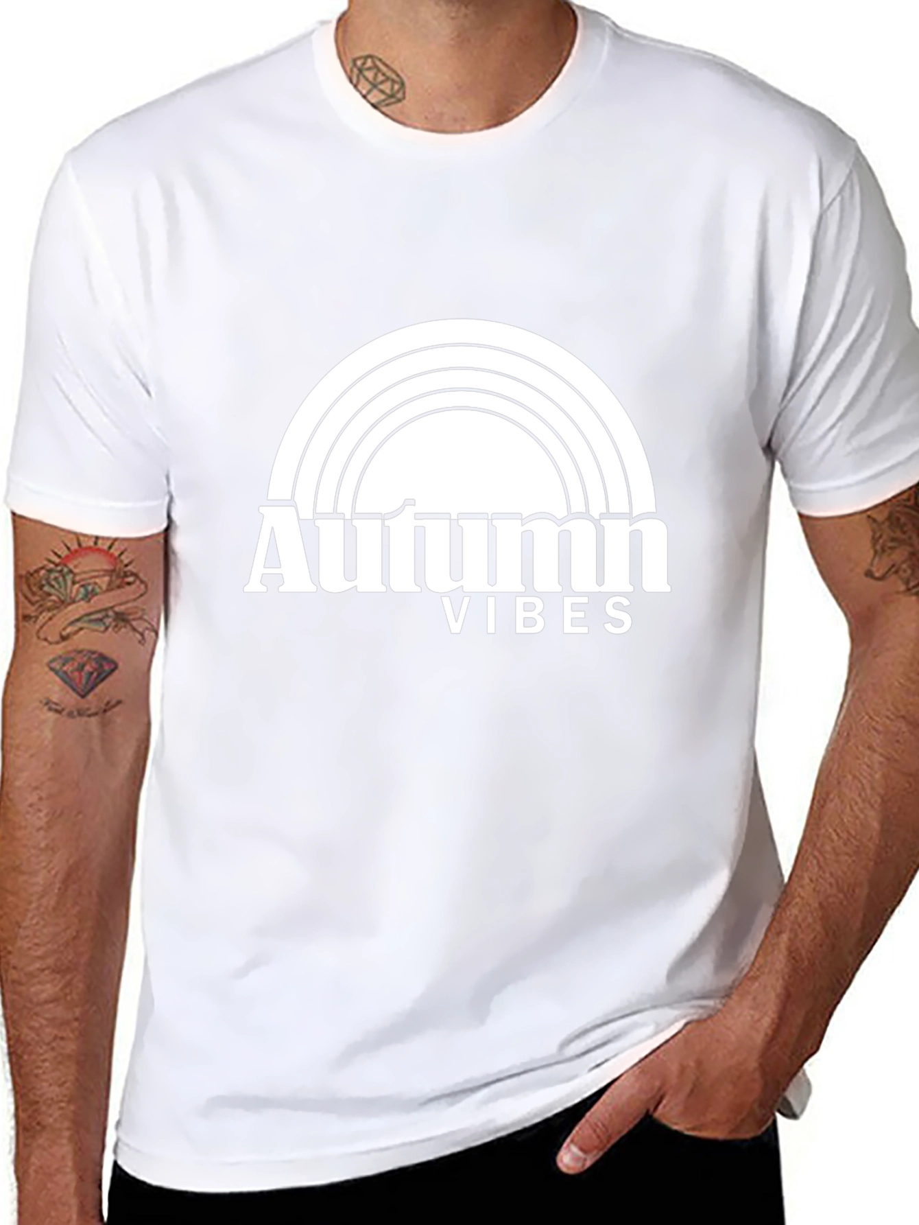 Autumn Vibes Black T-Shirt
