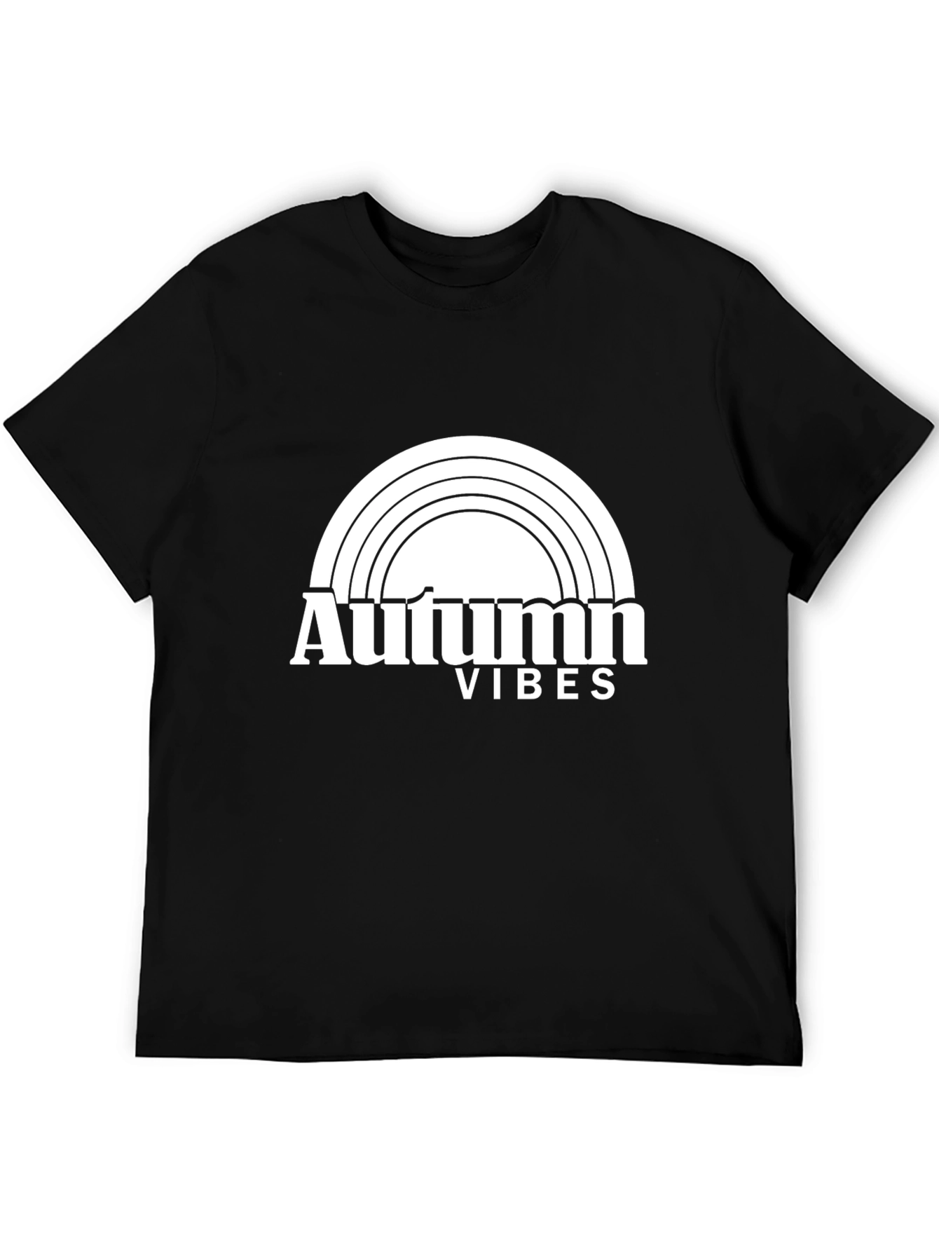 Autumn Vibes Black T-Shirt