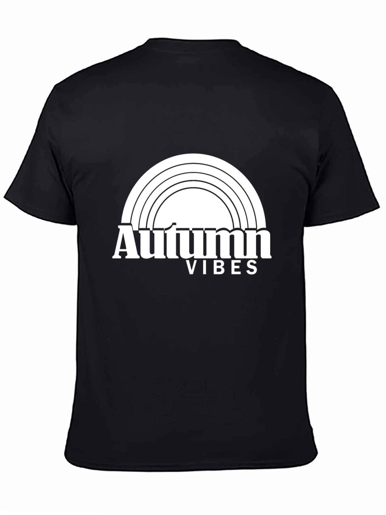 Autumn Vibes Black T-Shirt