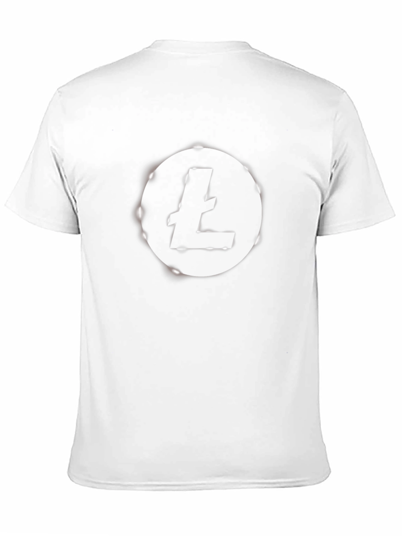 Litecoin Logo Black T-Shirt - Crypto Fashion