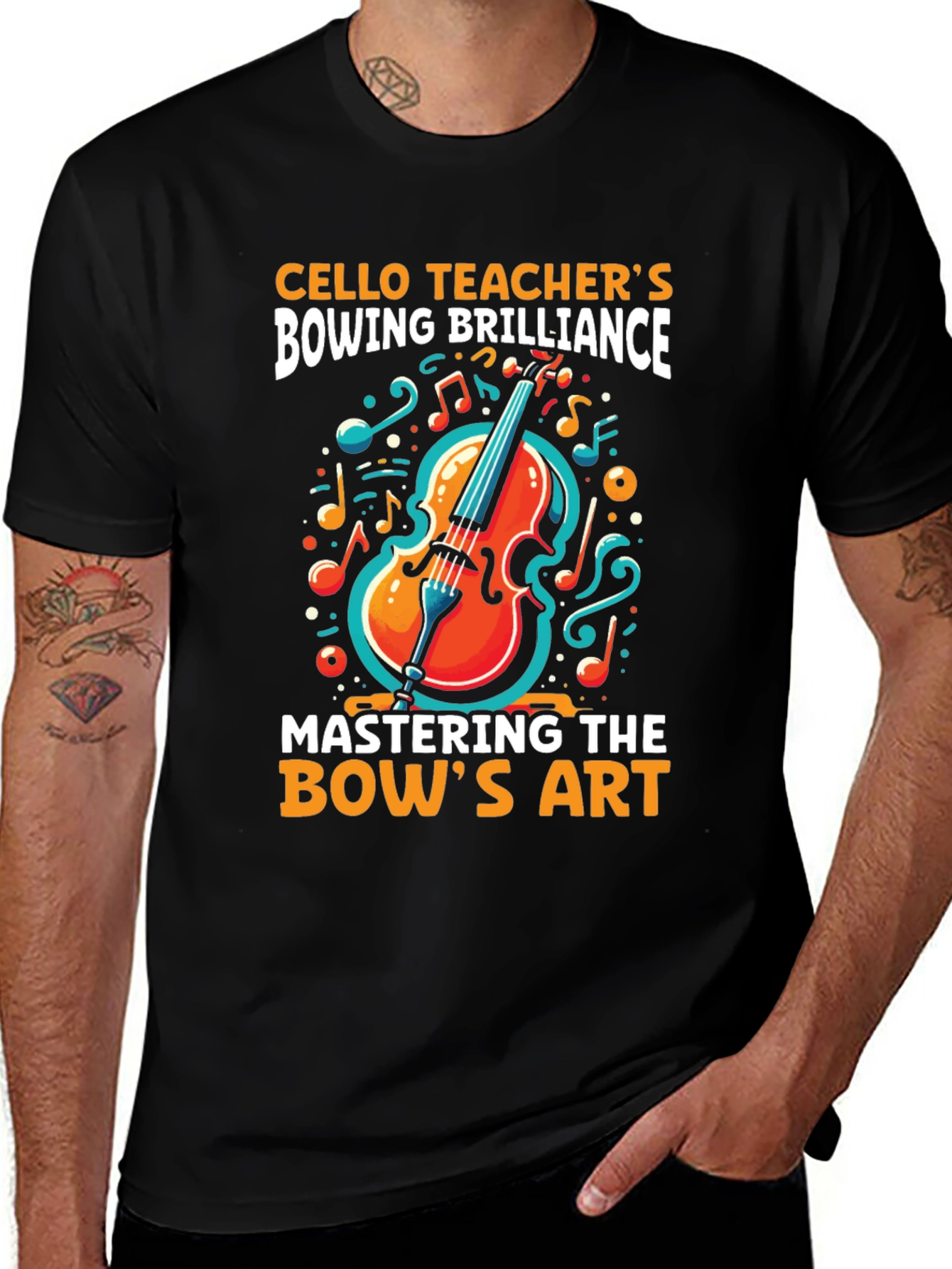 Cello Teachers Bowing Brilliance T-Shirt