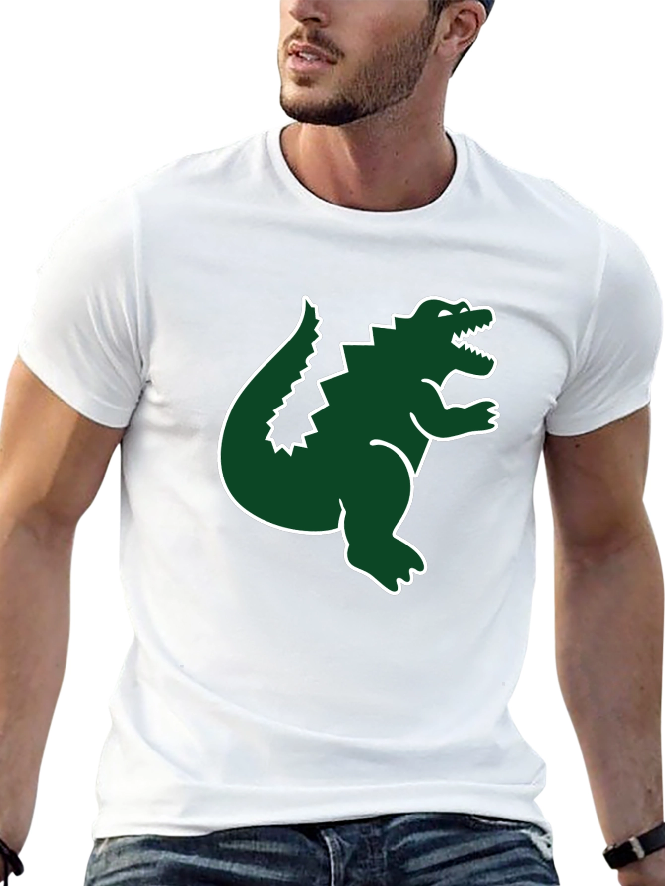 Dinosaur Graphic Tee - Mens Black T-Shirt
