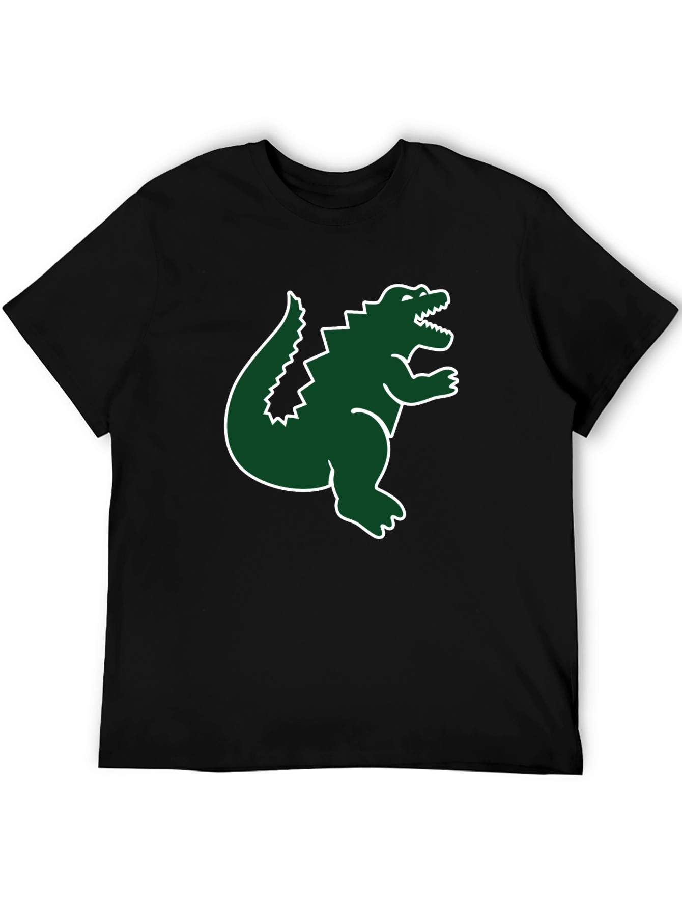 Dinosaur Graphic Tee - Mens Black T-Shirt