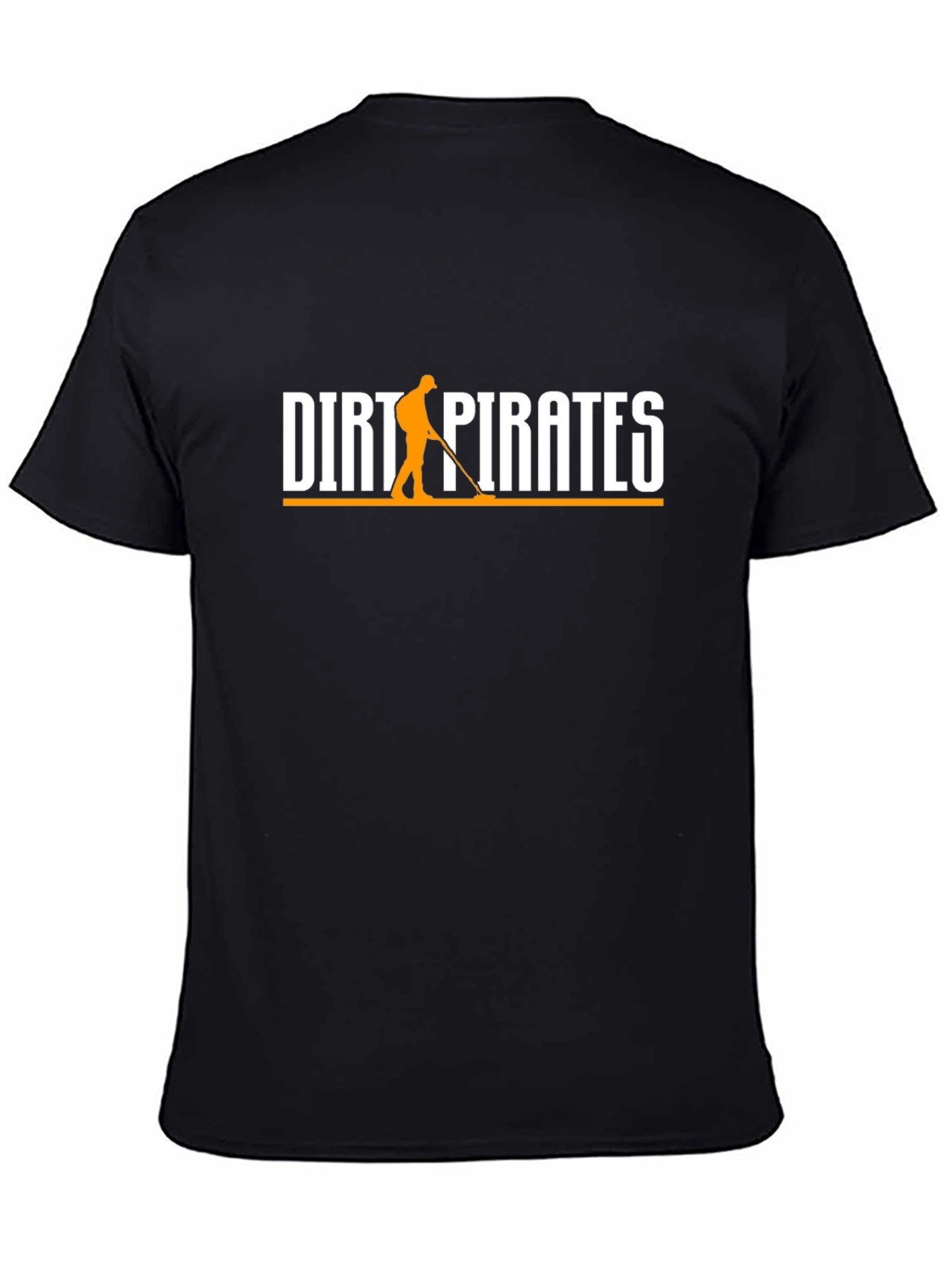 Dirt Pirates Black T-Shirt - Metal Detecting Hobby