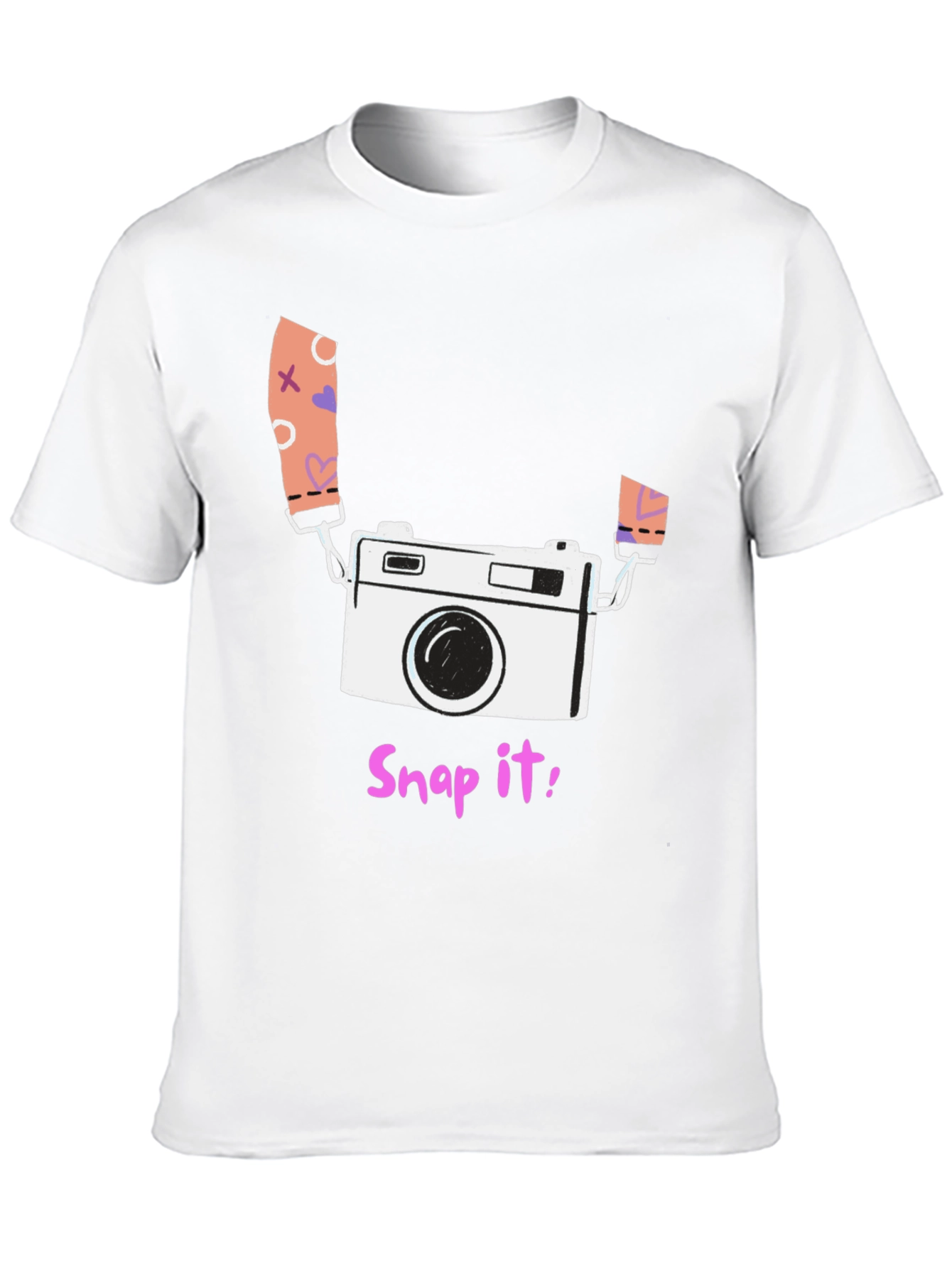 Snap It! Camera Graphic Tee - Stylish Casual Wear