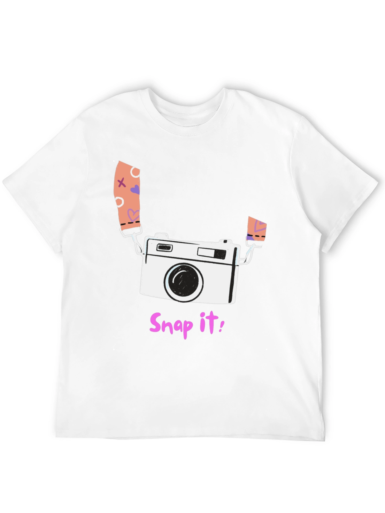 Snap It! Camera Graphic Tee - Stylish Casual Wear