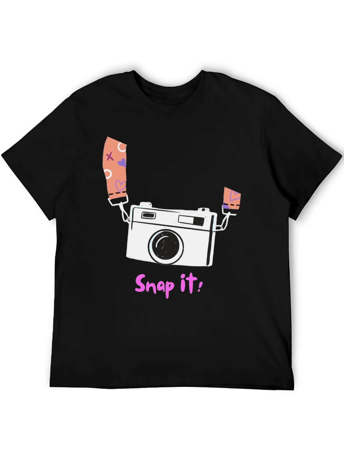 Snap It! Camera Graphic Tee - Stylish Casual Wear