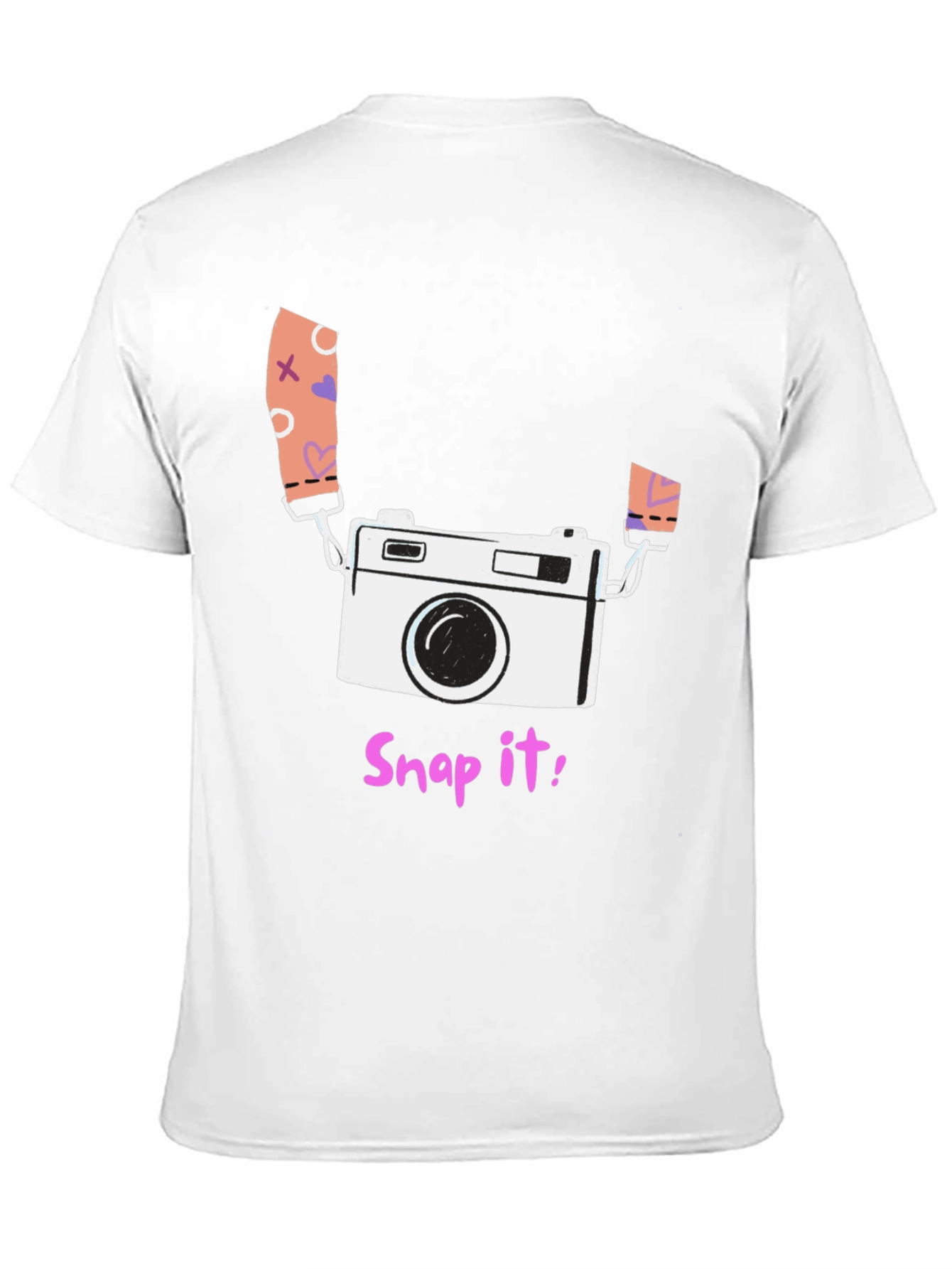 Snap It! Camera Graphic Tee - Stylish Casual Wear