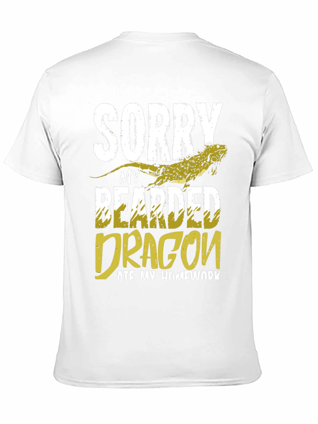 Bearded Dragon Ate My Homework Funny Graphic Tee