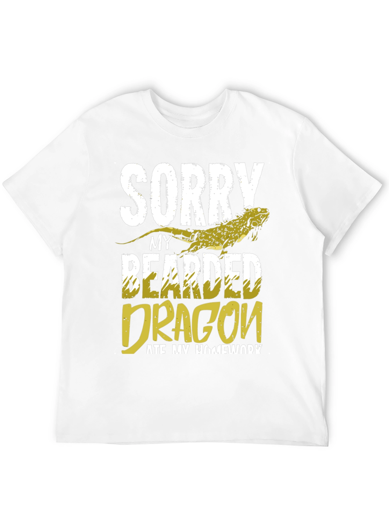 Bearded Dragon Ate My Homework Funny Graphic Tee