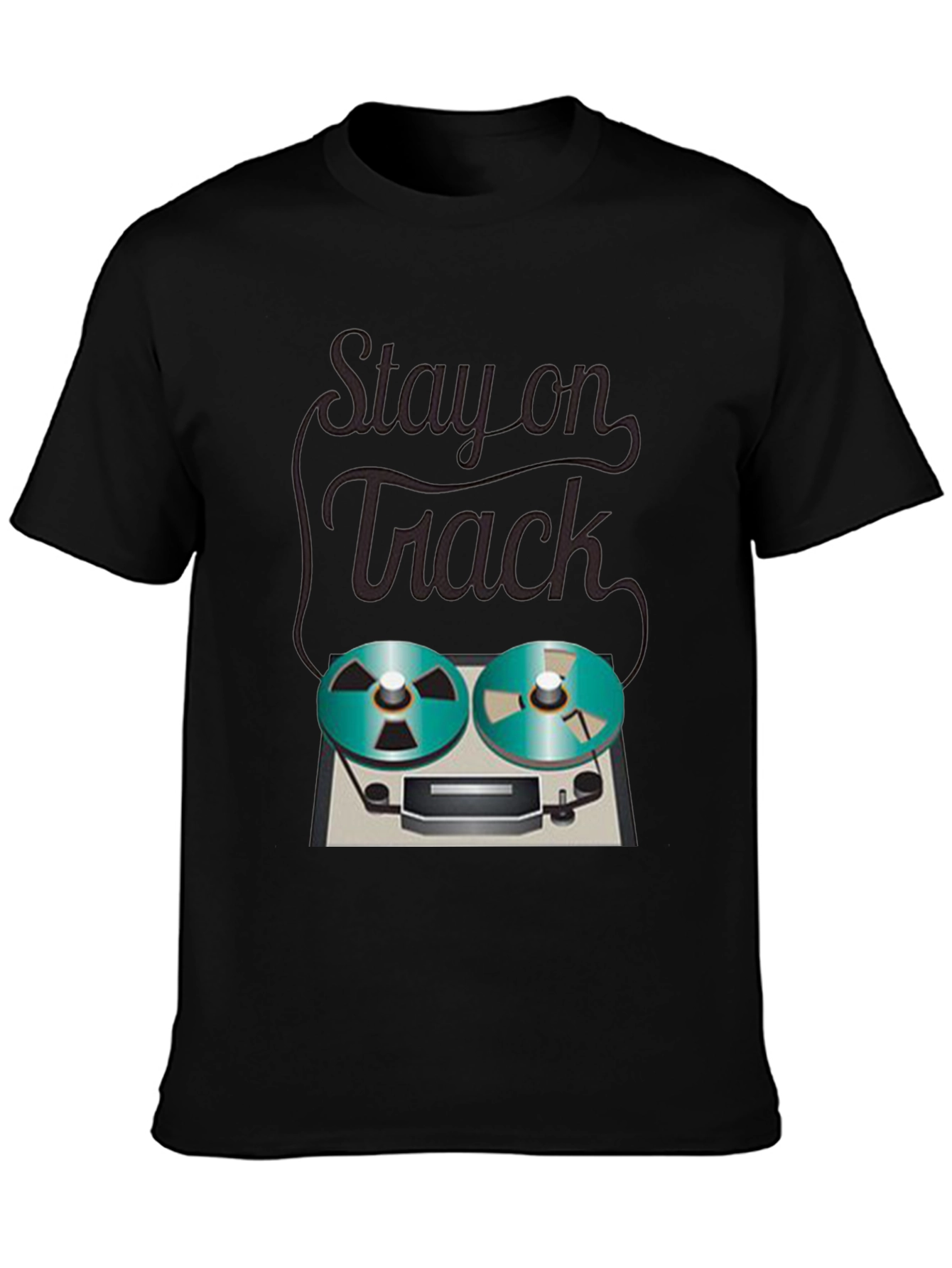 Stay on Track Reel-to-Reel Graphic Tee