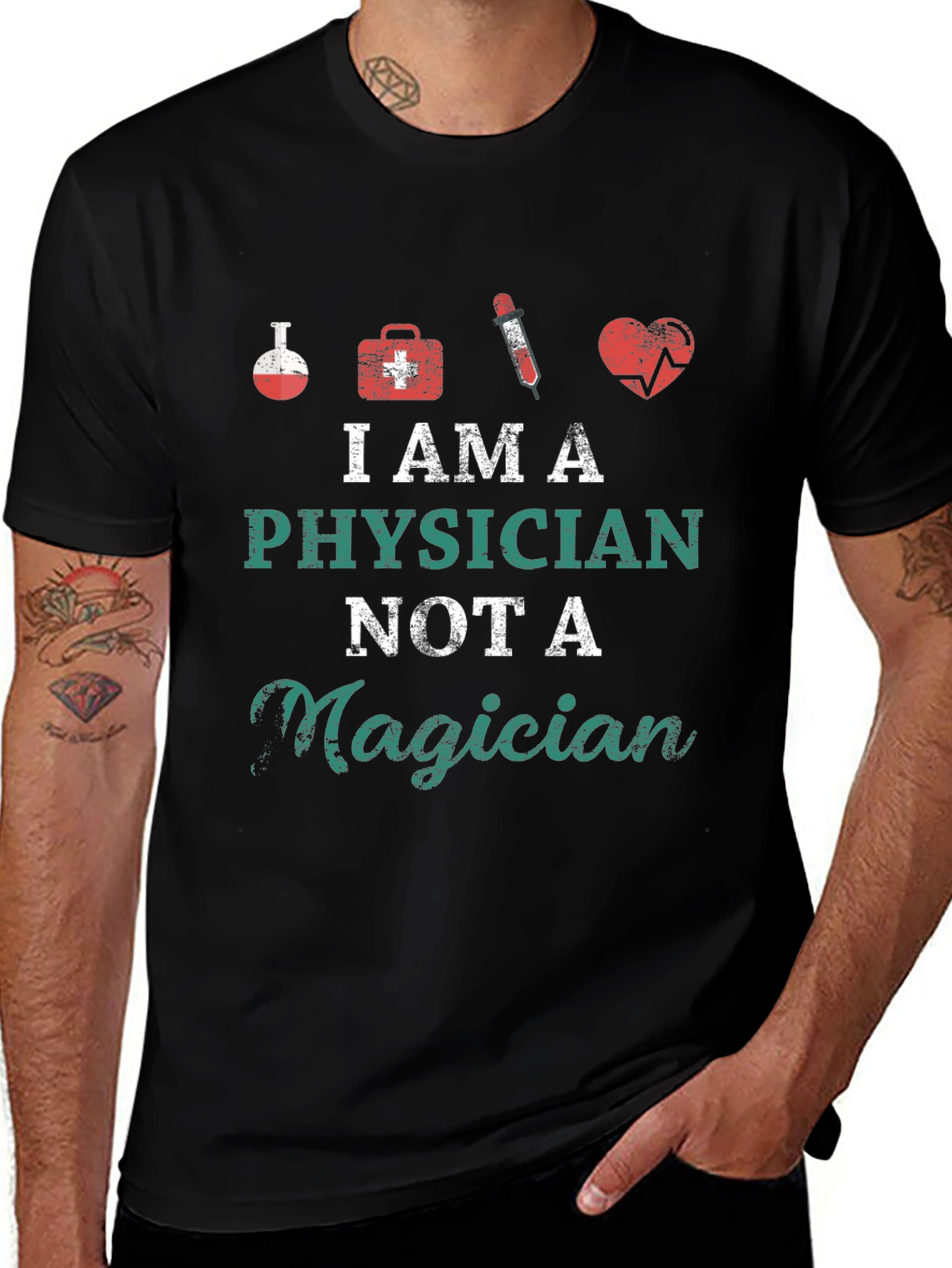 Physician Not A Magician Graphic Tee