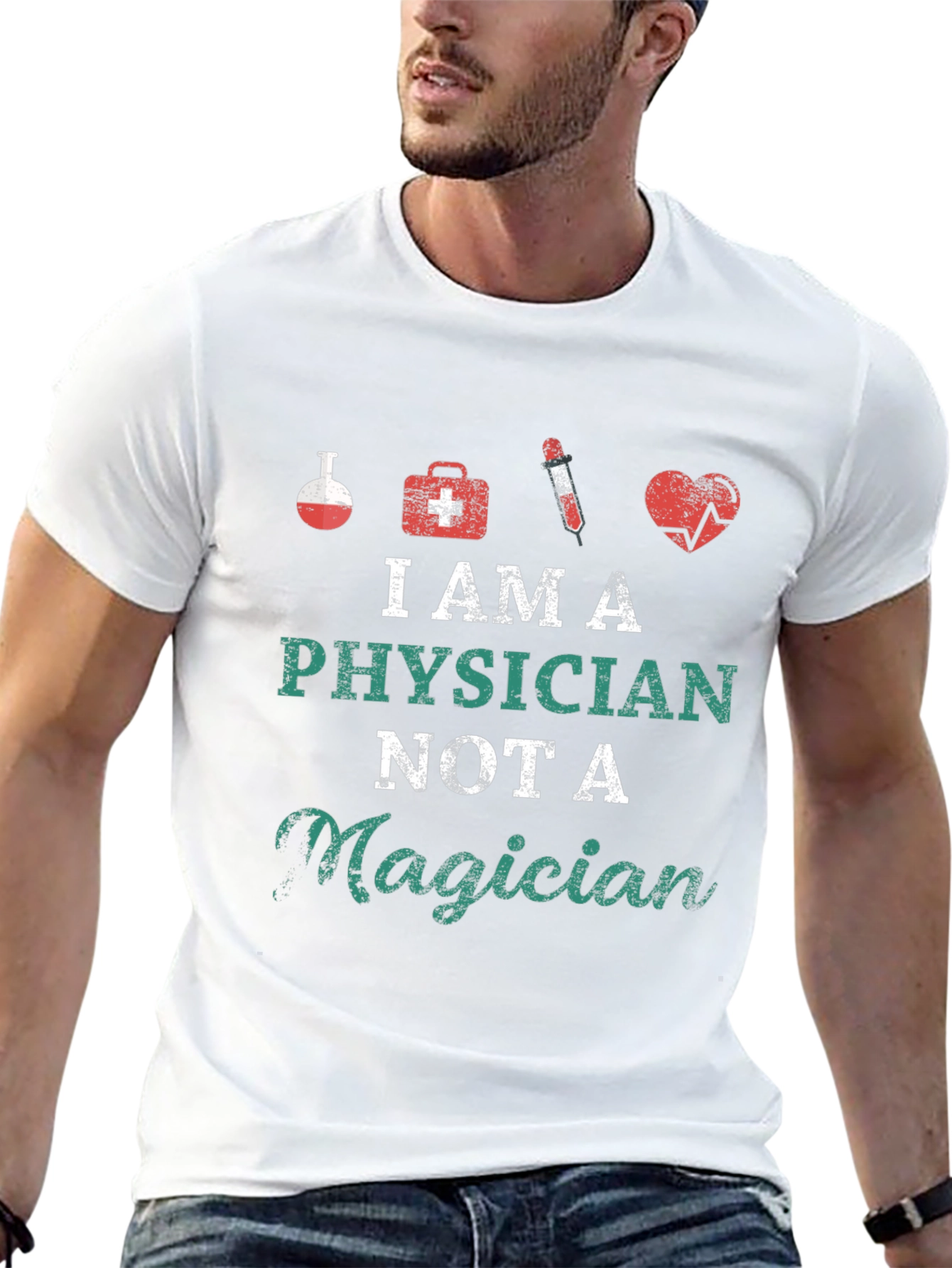 Physician Not A Magician Graphic Tee